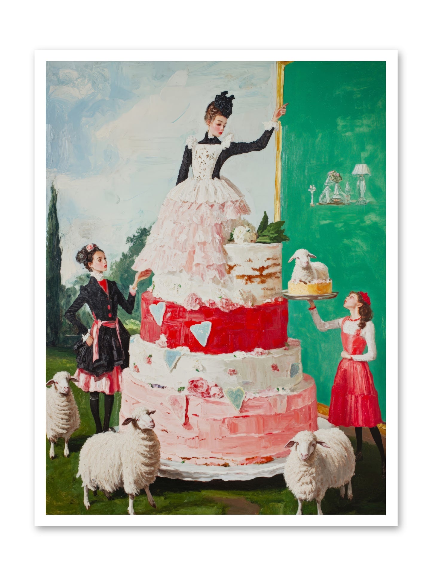 Miss Summer's KitchenRez2 -- Loose Canvas Print 30x40