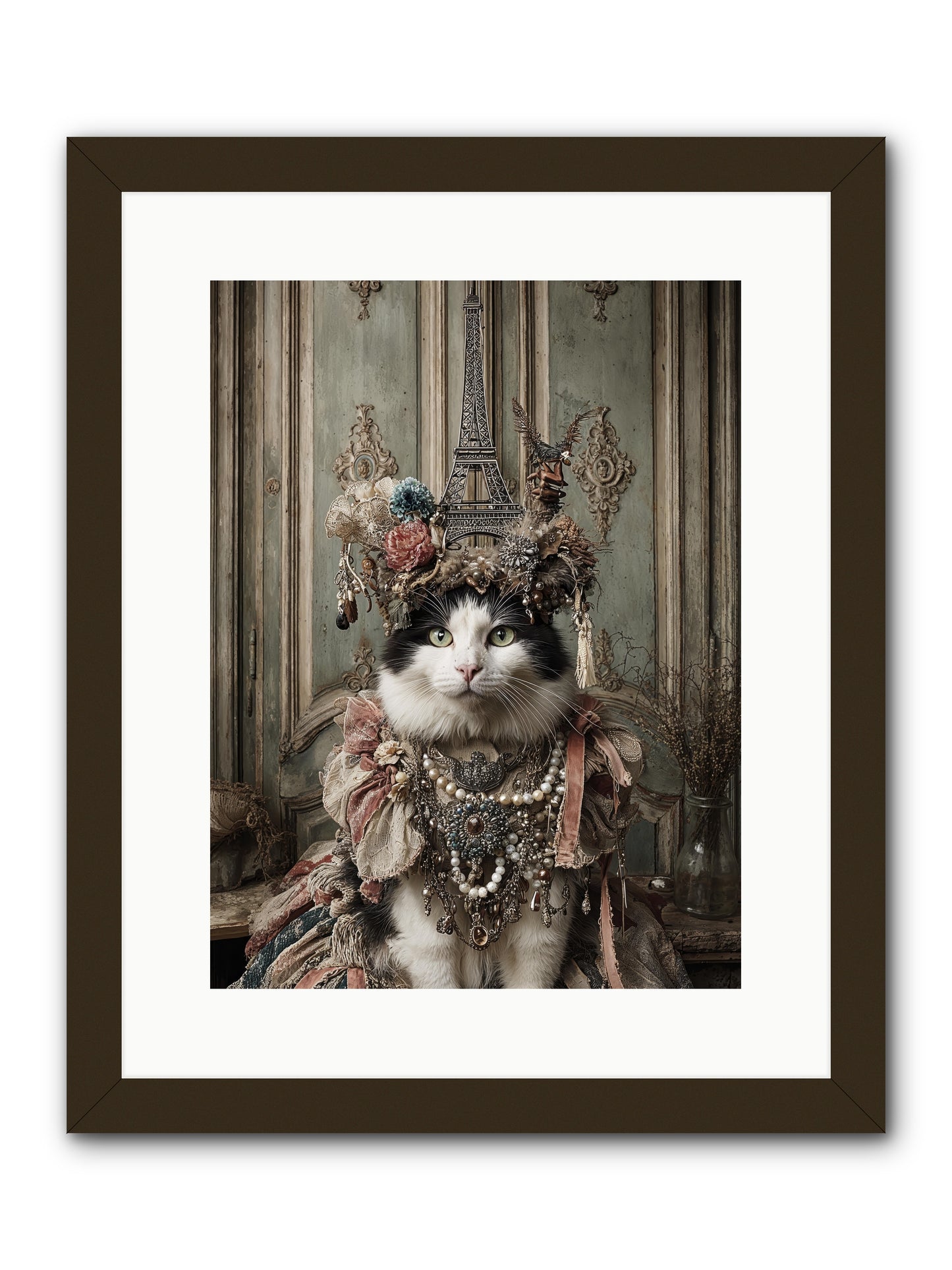 Miss Twill and the Lemon Parade -- Framed Print - Black 12x16
