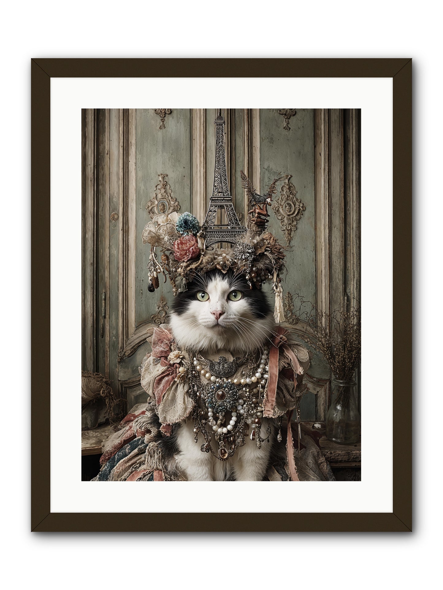 Miss Twill and the Lemon Parade -- Framed Print - Black 18x24