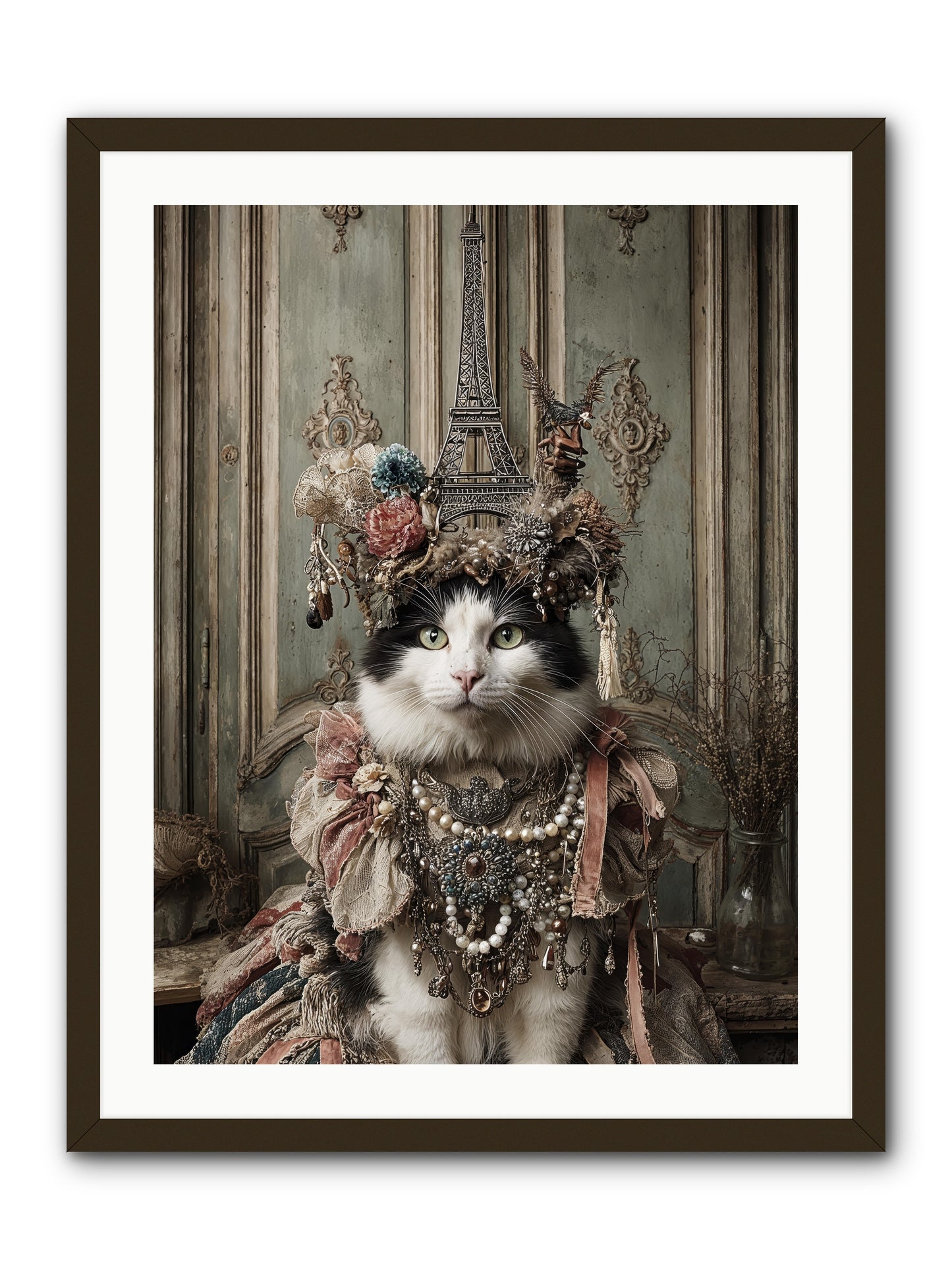 Miss Twill and the Lemon Parade -- Framed Print - Black 24x32