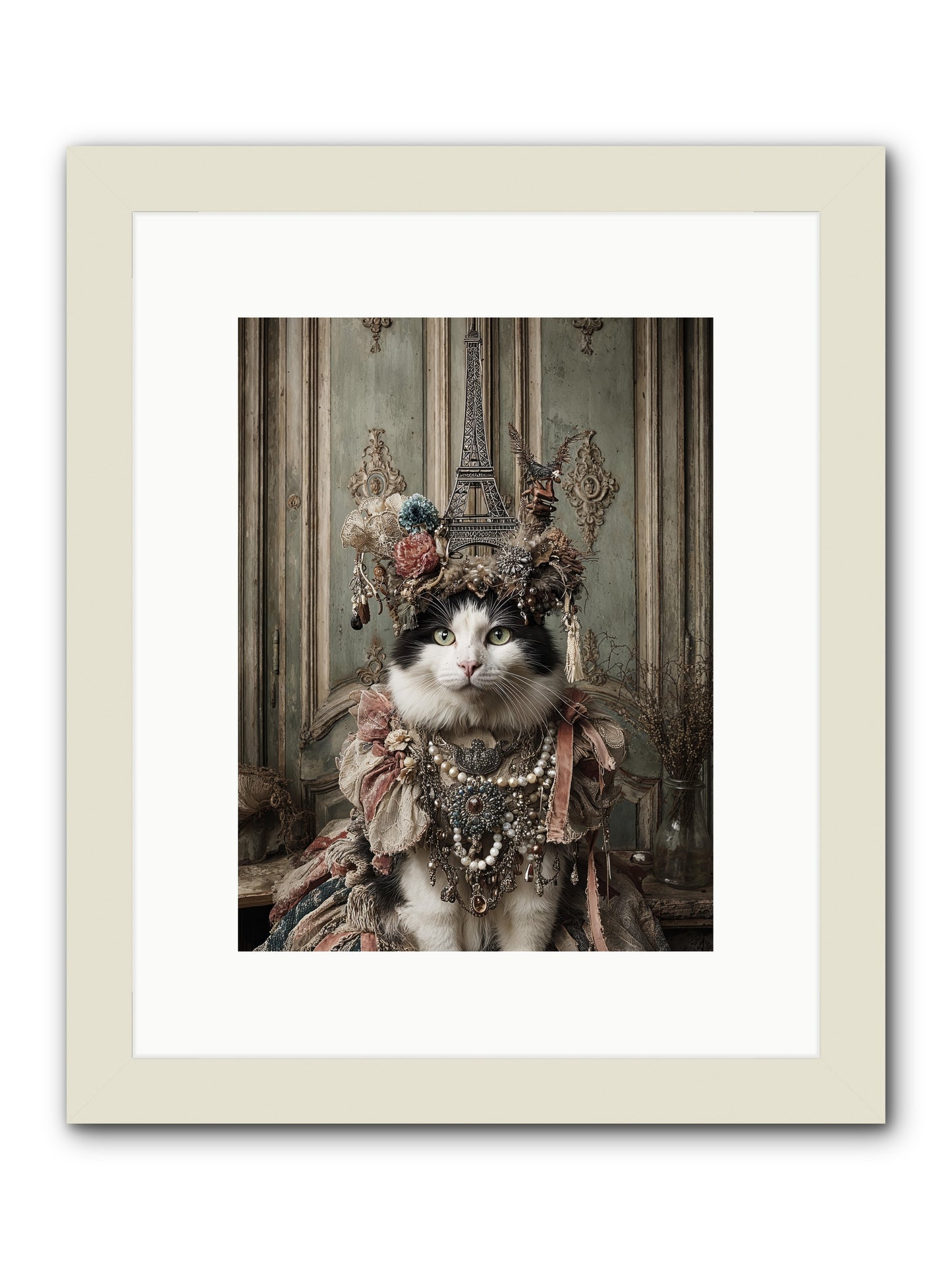 Miss Twill and the Lemon Parade -- Framed Print - White 9x12