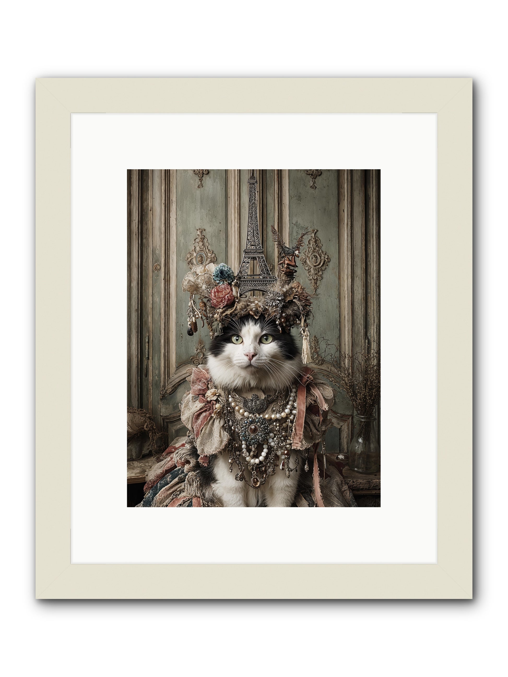 Miss Twill and the Lemon Parade -- Framed Print - White 9x12