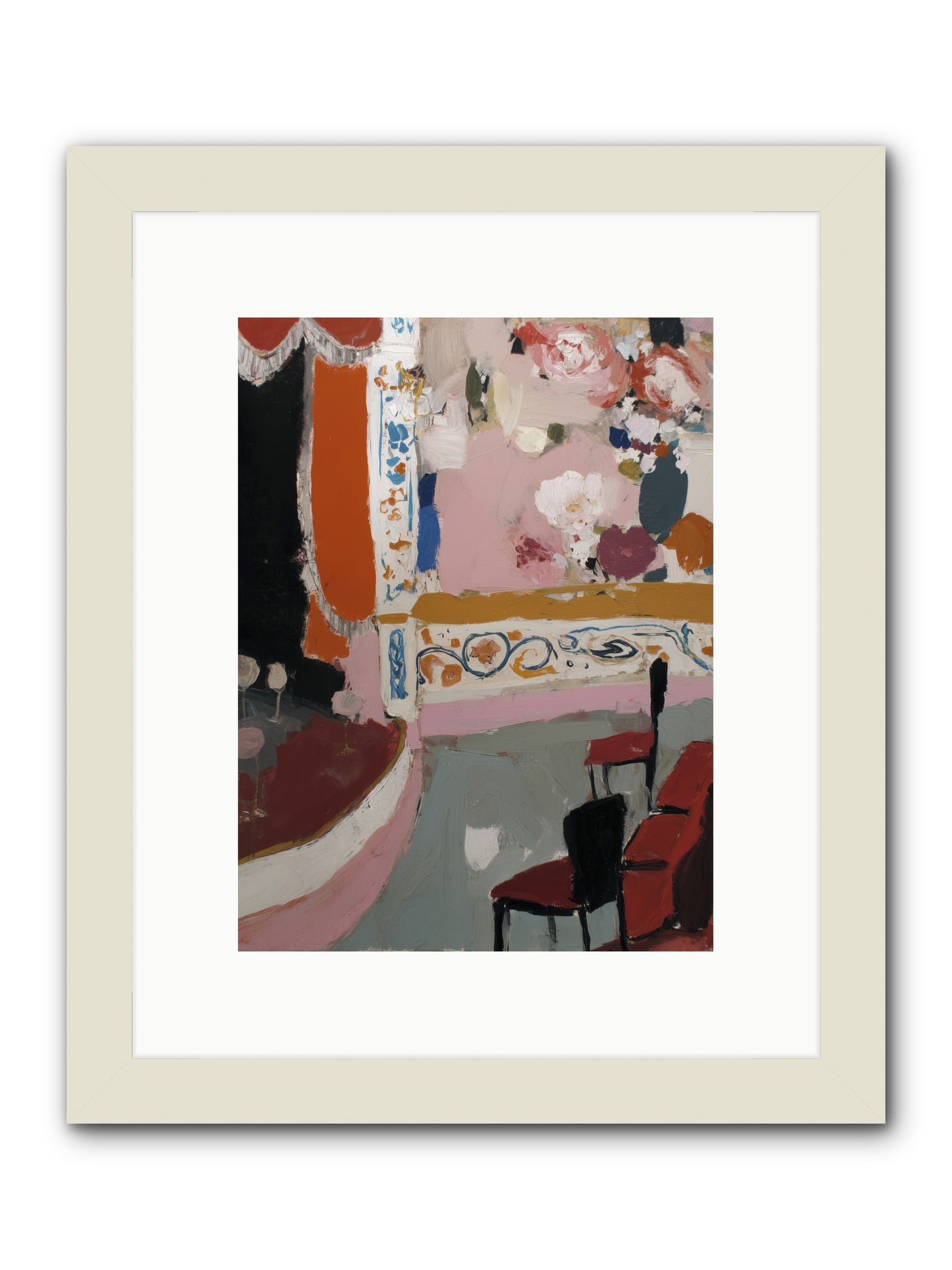 Missing Page -- Framed Print - White 9x12