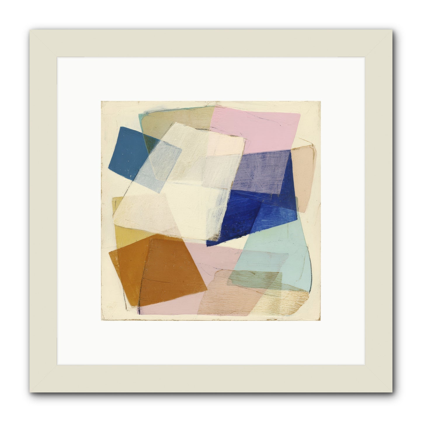Misted Loom -- Framed Print - White 10x10
