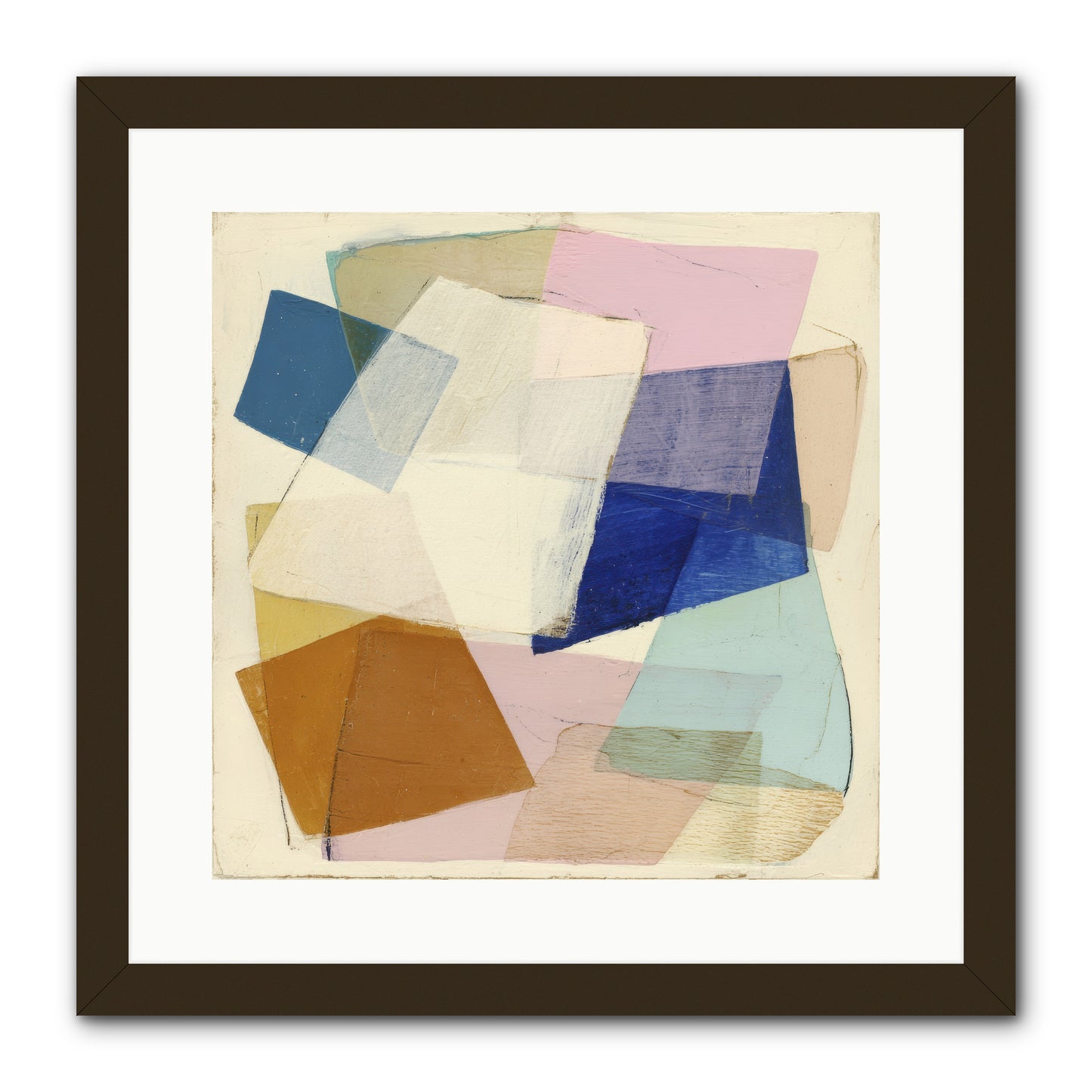 Misted Loom -- Framed Print - Black 16x16