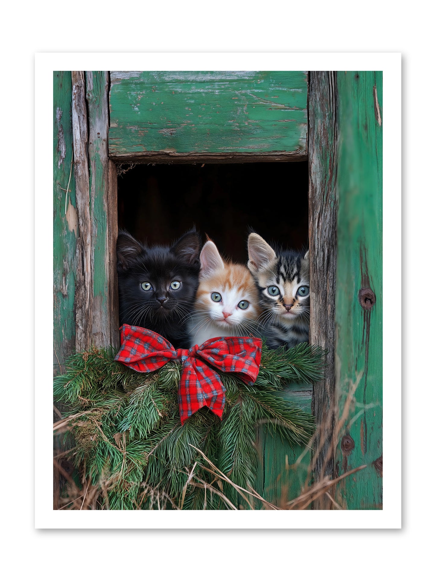 Mittened Mischief -- Paper Print 18x24