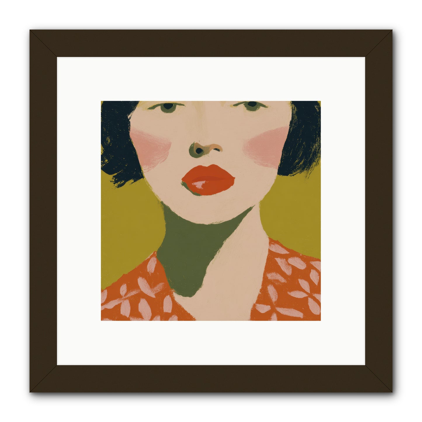 Moment of Certainty -- Framed Print - Black 10x10