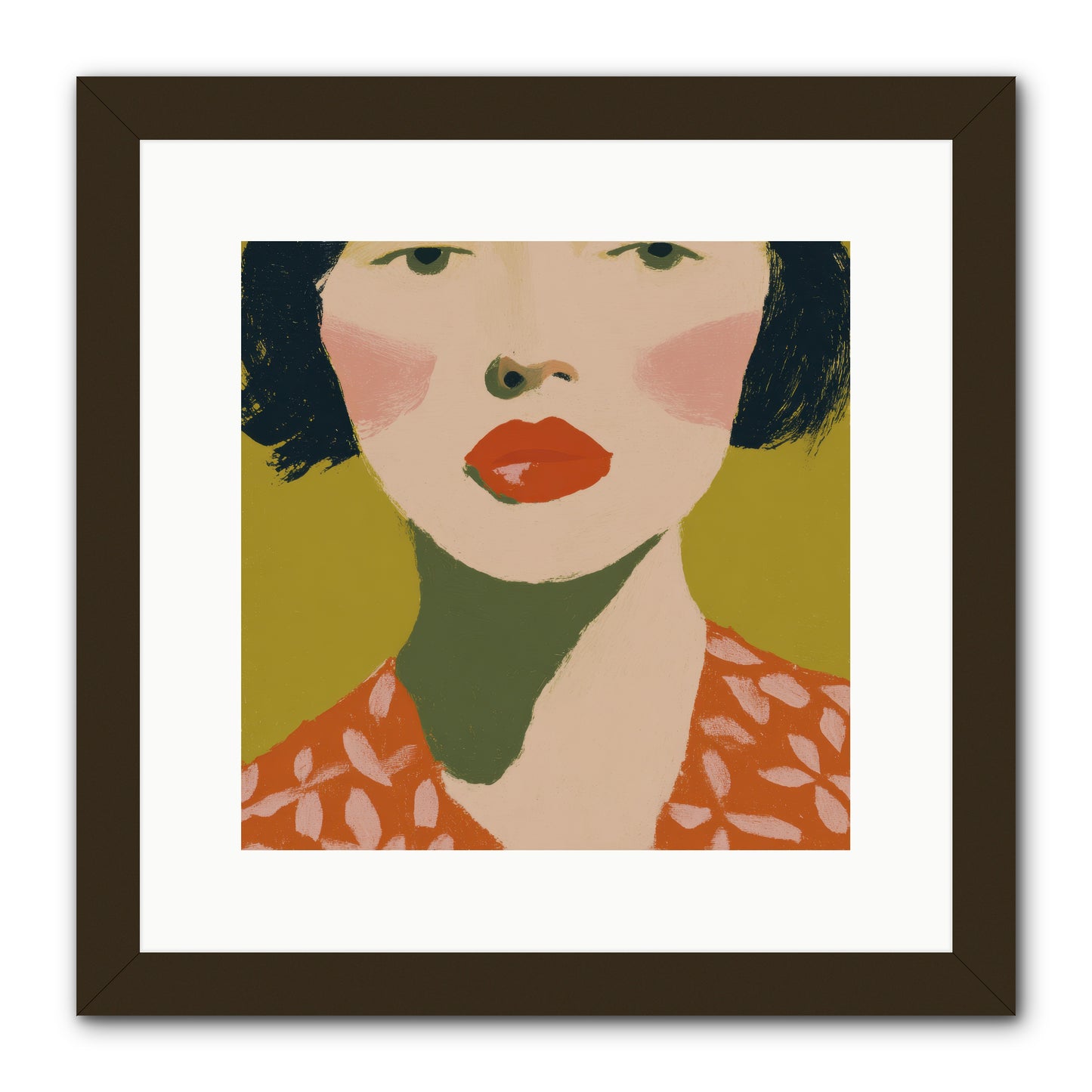 Moment of Certainty -- Framed Print - Black 12x12
