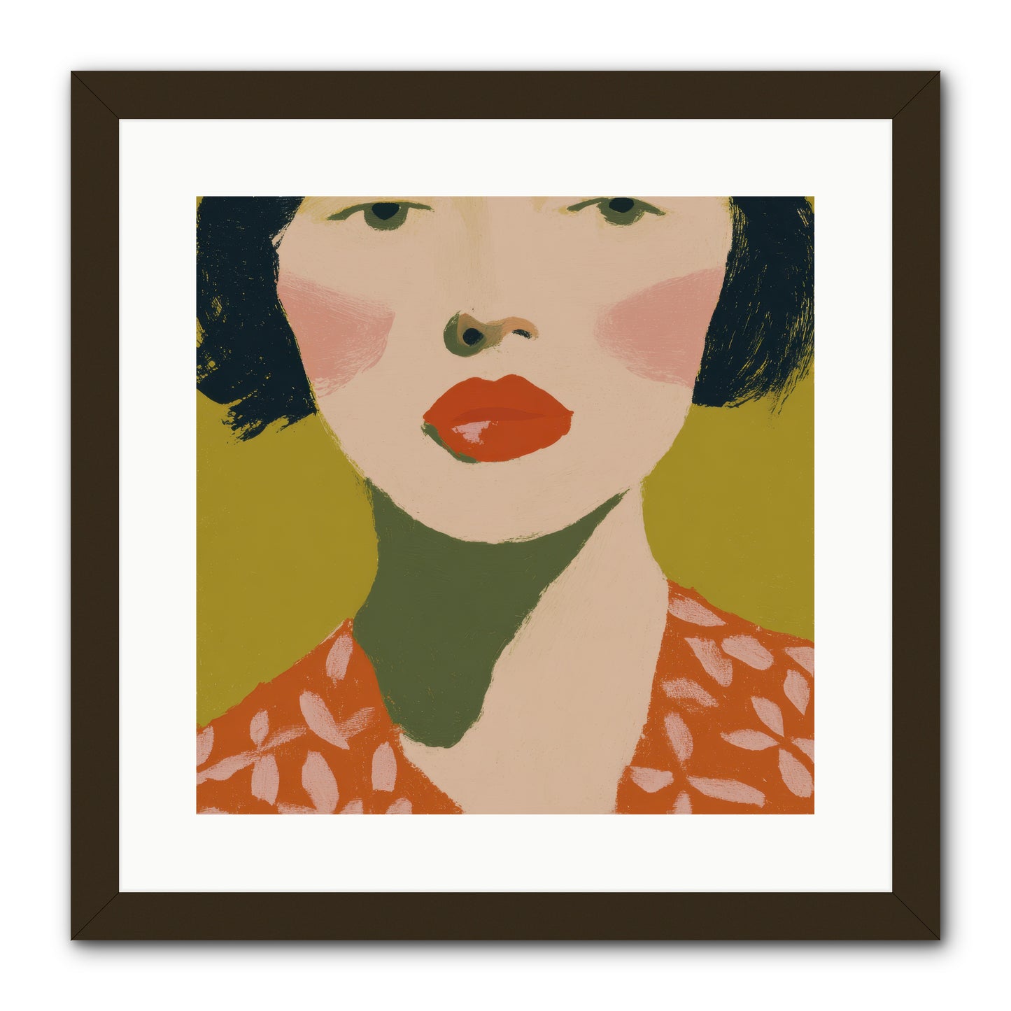 Moment of Certainty -- Framed Print - Black 16x16
