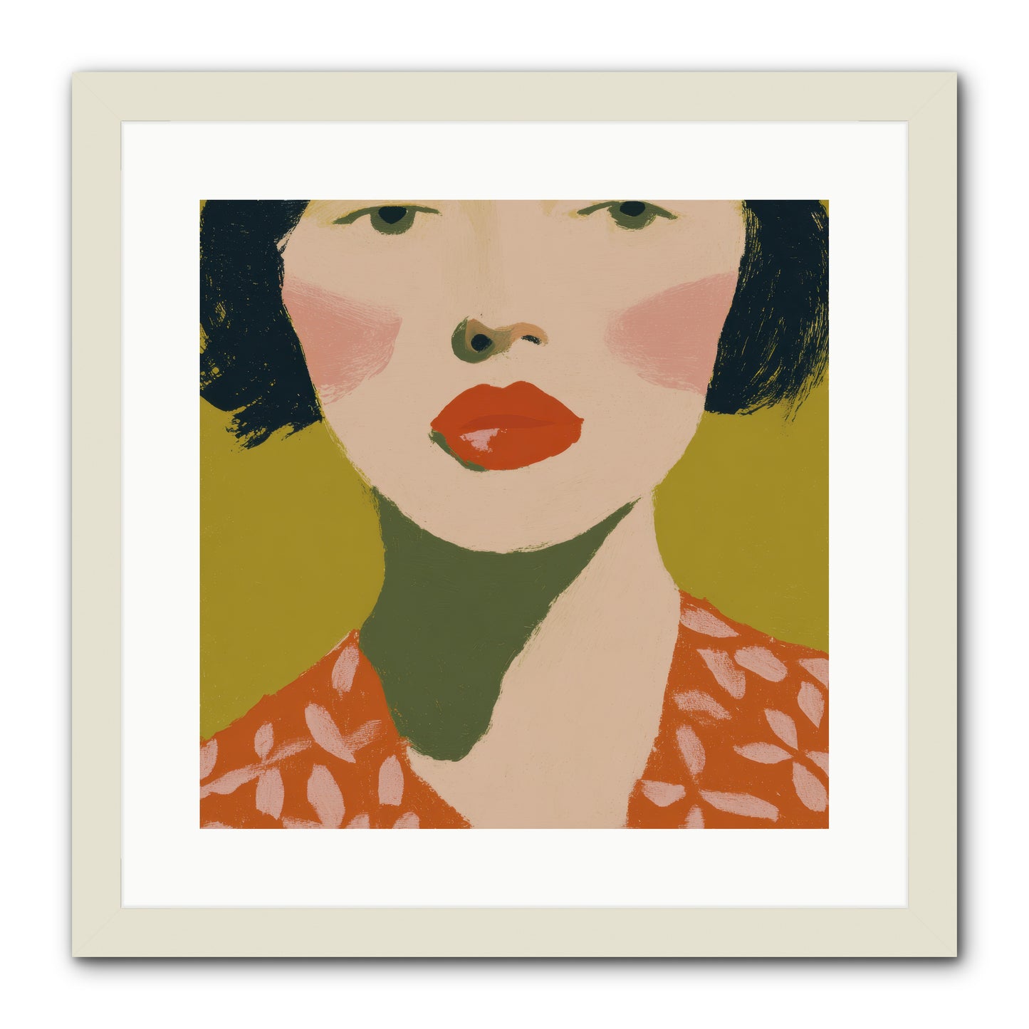 Moment of Certainty -- Framed Print - White 16x16