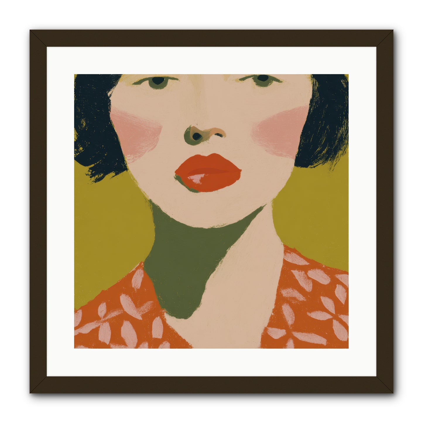 Moment of Certainty -- Framed Print - Black 20x20