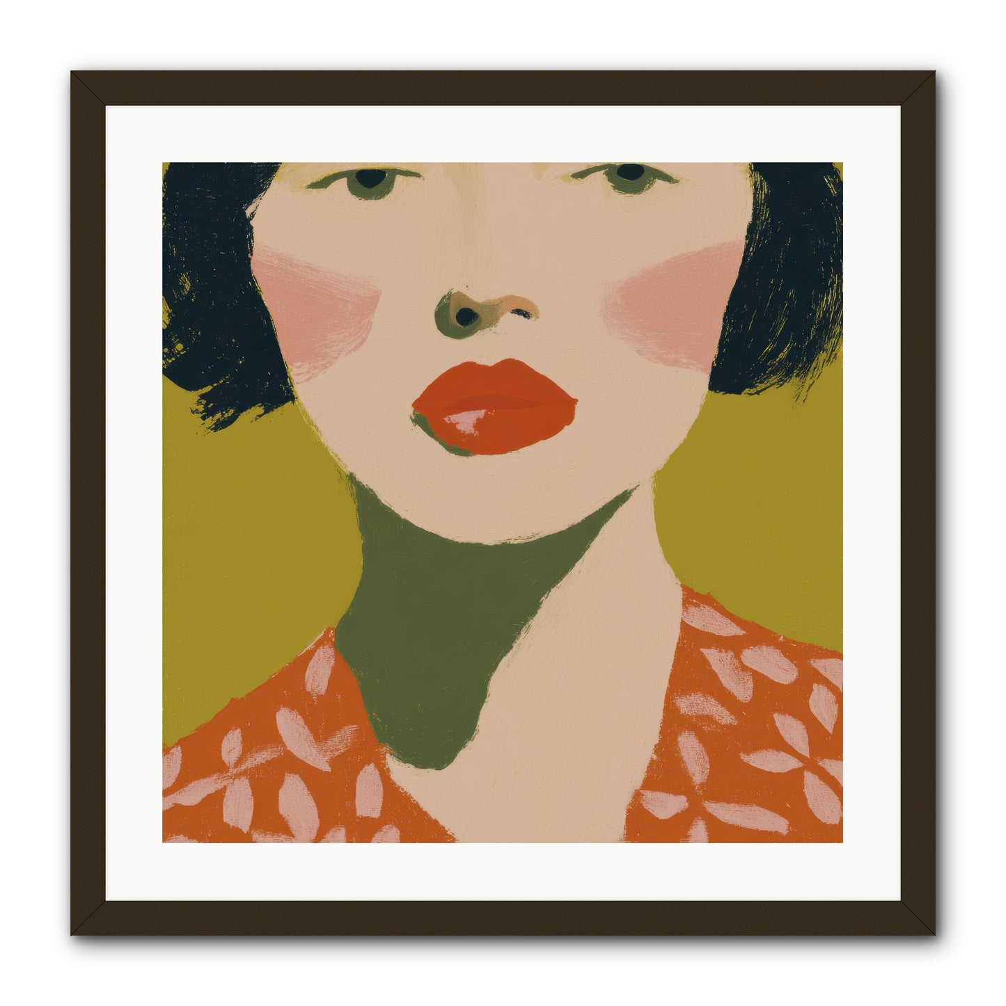 Moment of Certainty -- Framed Print - Black 24x24