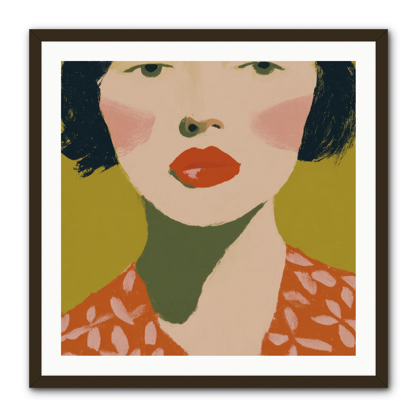 Moment of Certainty -- Framed Print - Black 30x30