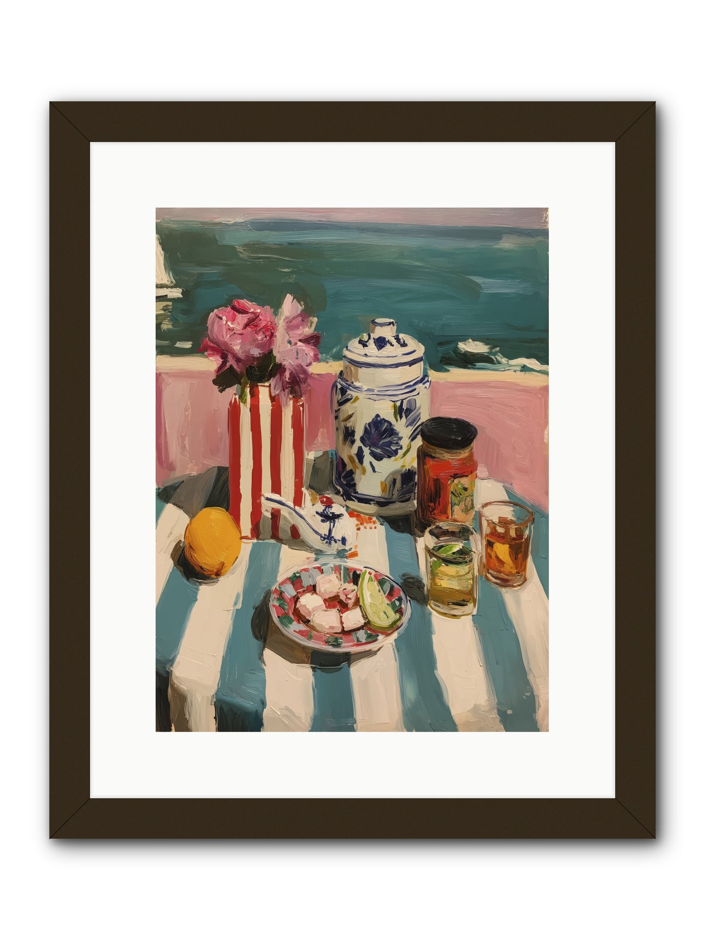 Monaco Madness -- Framed Print - Black 12x16