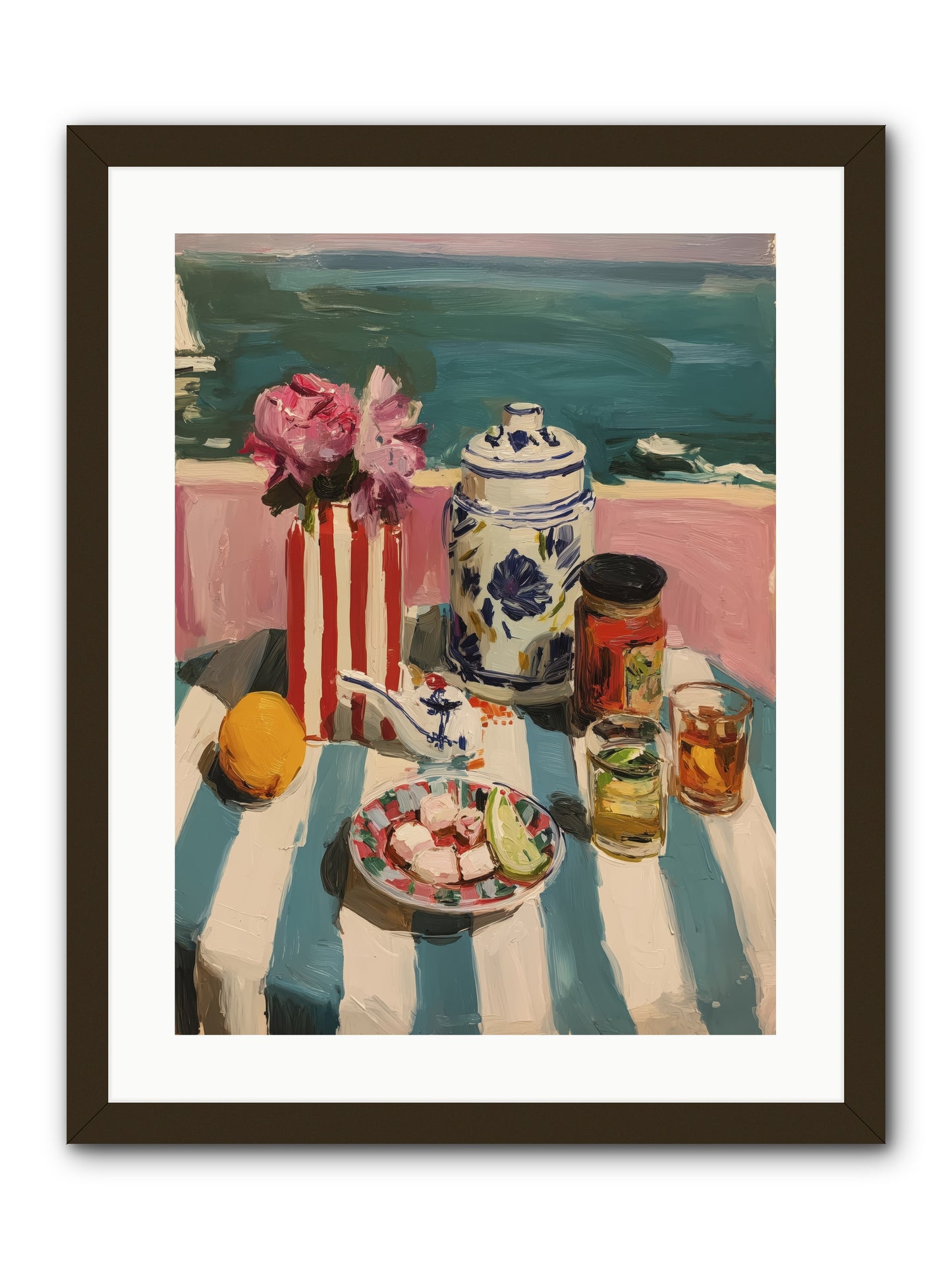 Monaco Madness -- Framed Print - Black 18x24