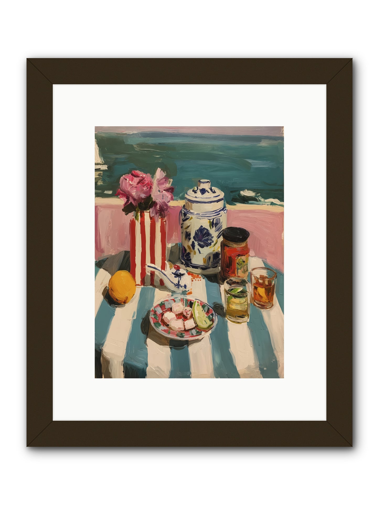 Monaco Madness -- Framed Print - Black 9x12