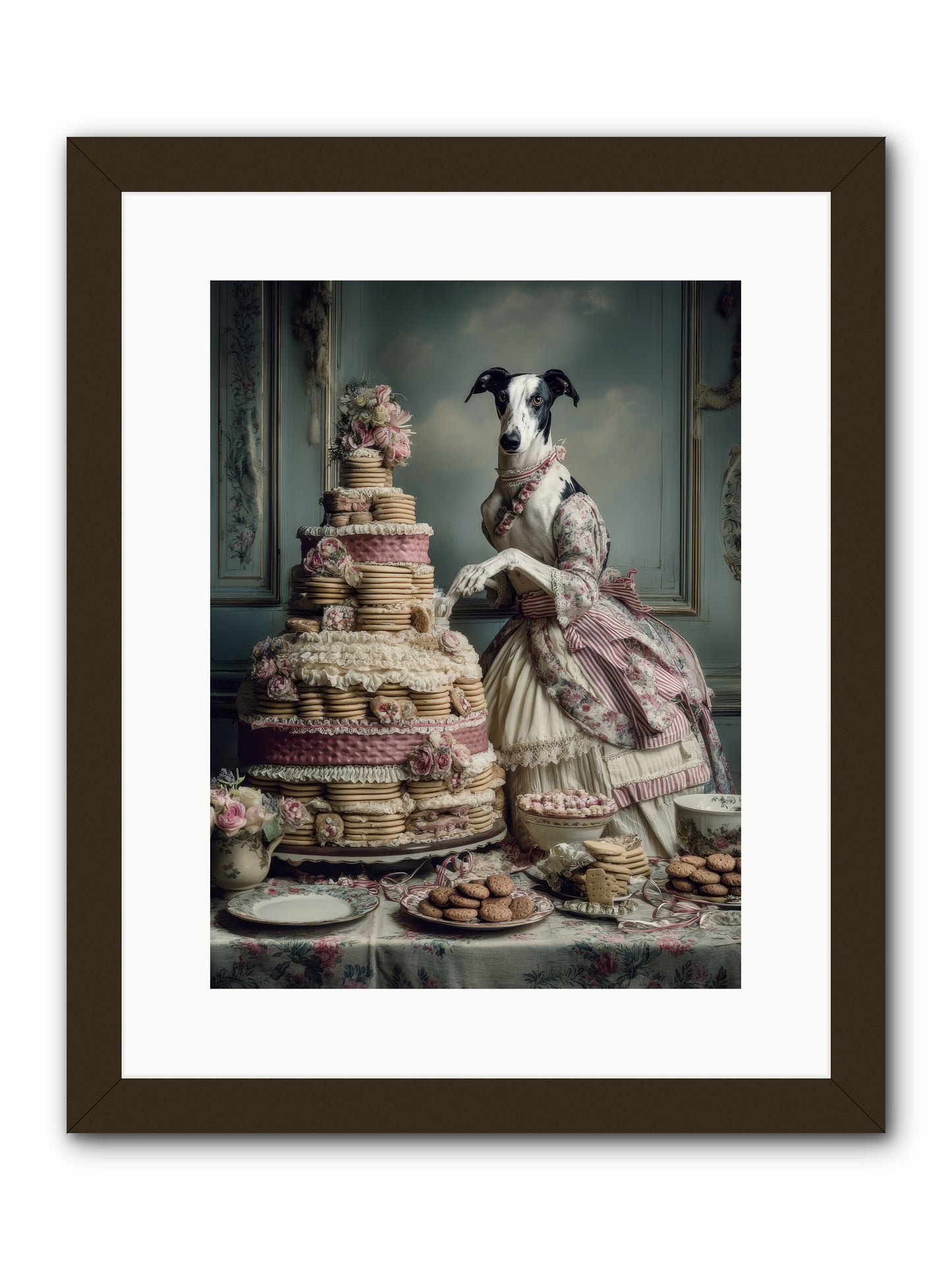 Monarch of the Marshmallow Oven-REZ -- Framed Print - Black 12x16