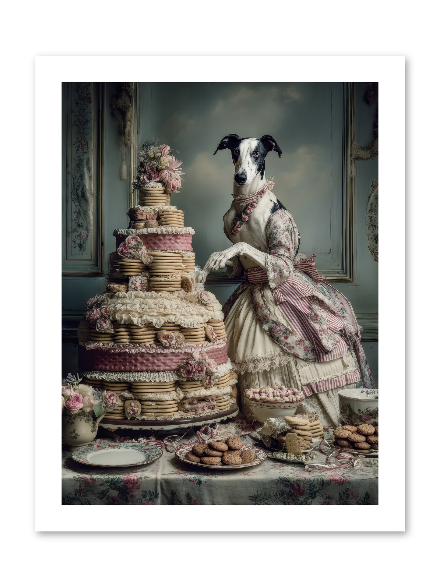 Monarch of the Marshmallow Oven-REZ -- Loose Canvas Print 12x16