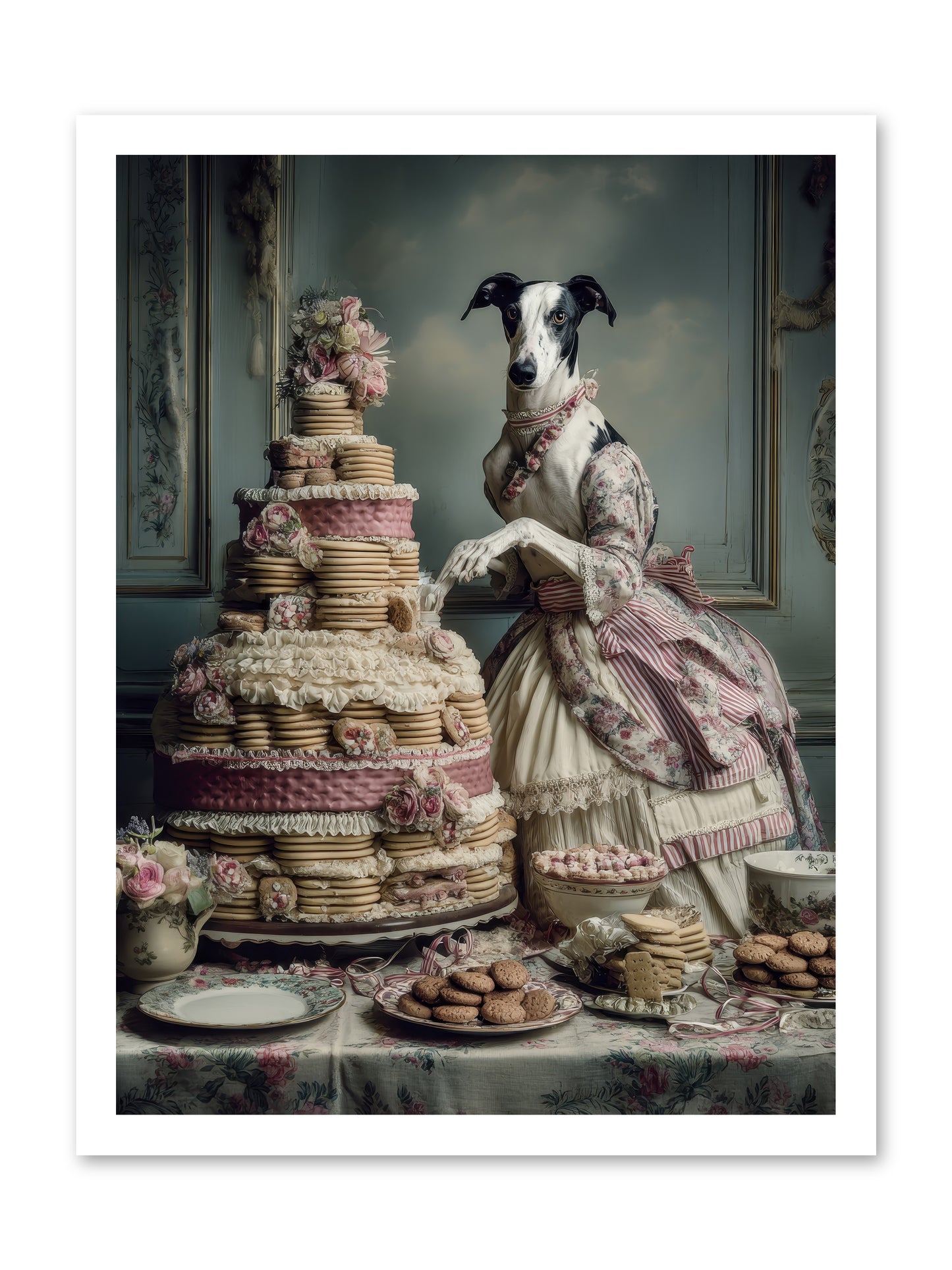 Monarch of the Marshmallow Oven-REZ -- Paper Print 18x24