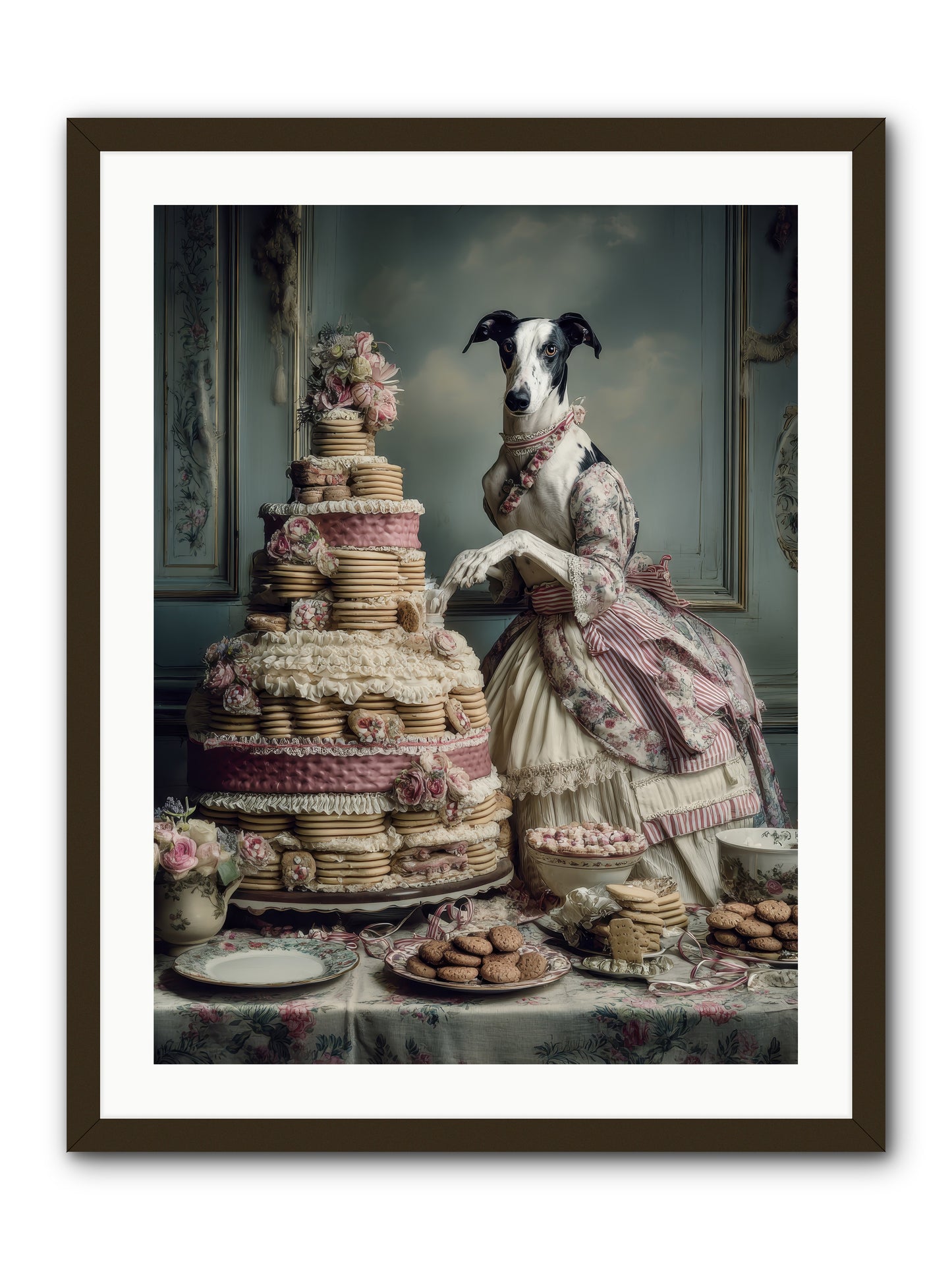 Monarch of the Marshmallow Oven-REZ -- Framed Print - Black 24x32
