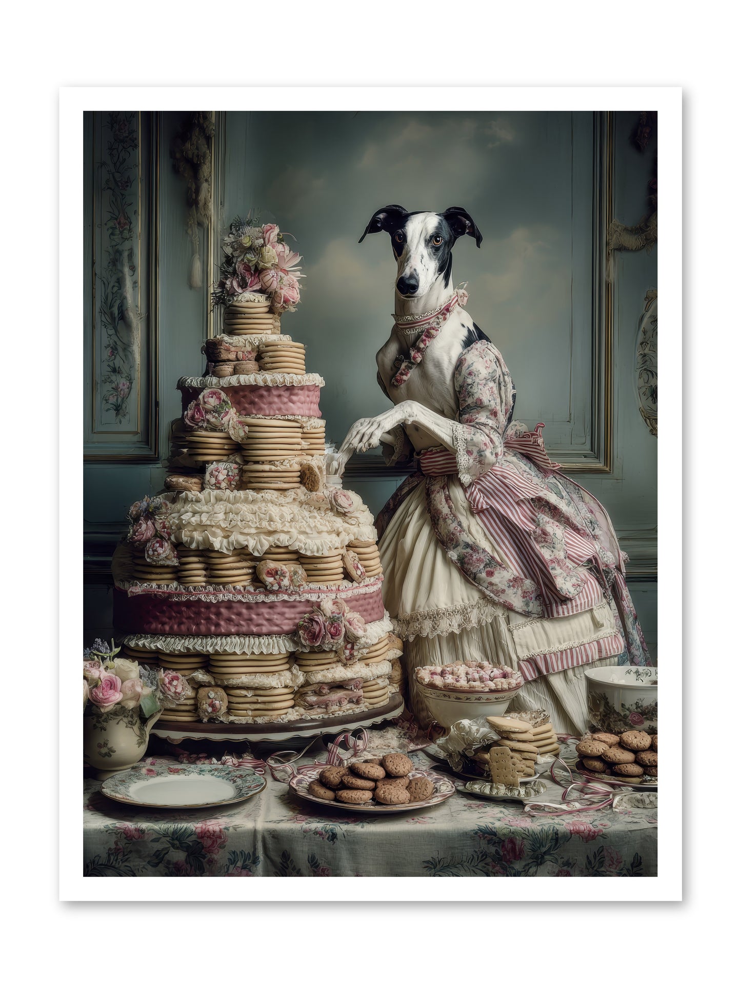 Monarch of the Marshmallow Oven-REZ -- Paper Print 24x32