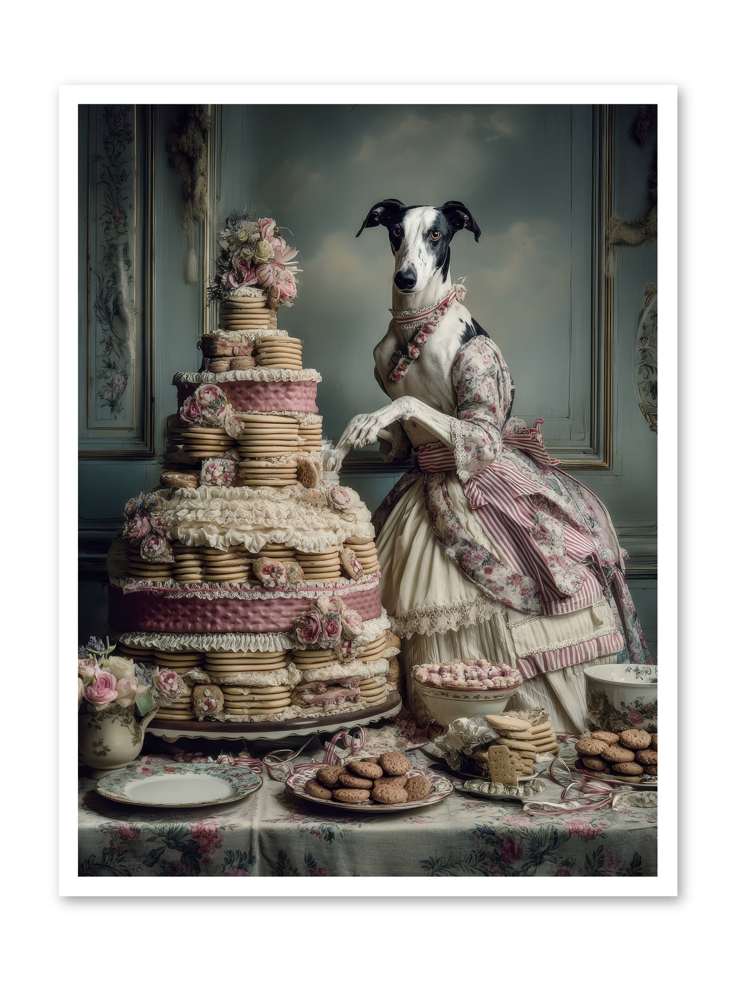 Monarch of the Marshmallow Oven-REZ -- Loose Canvas Print 30x40