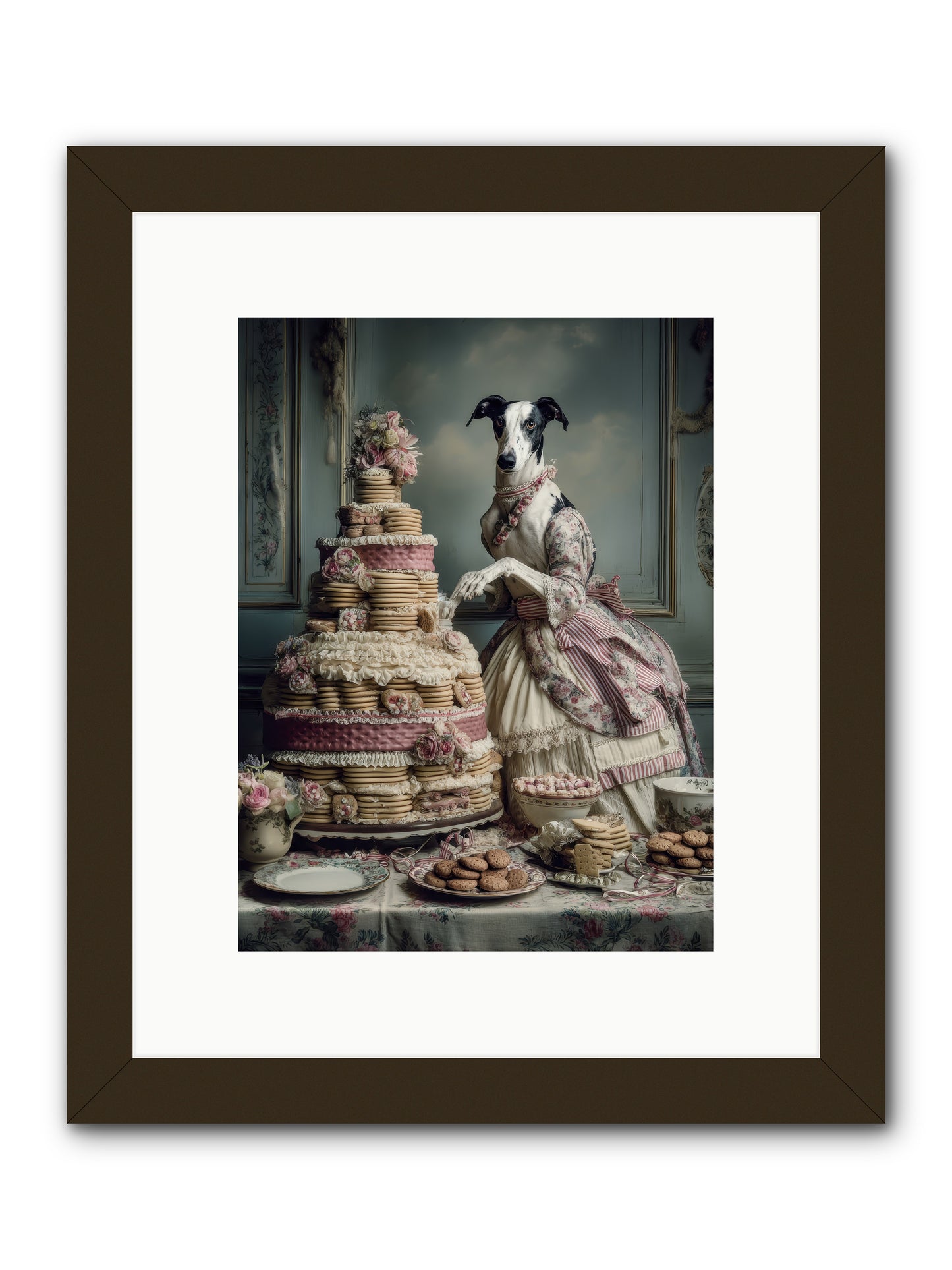 Monarch of the Marshmallow Oven-REZ -- Framed Print - Black 9x12