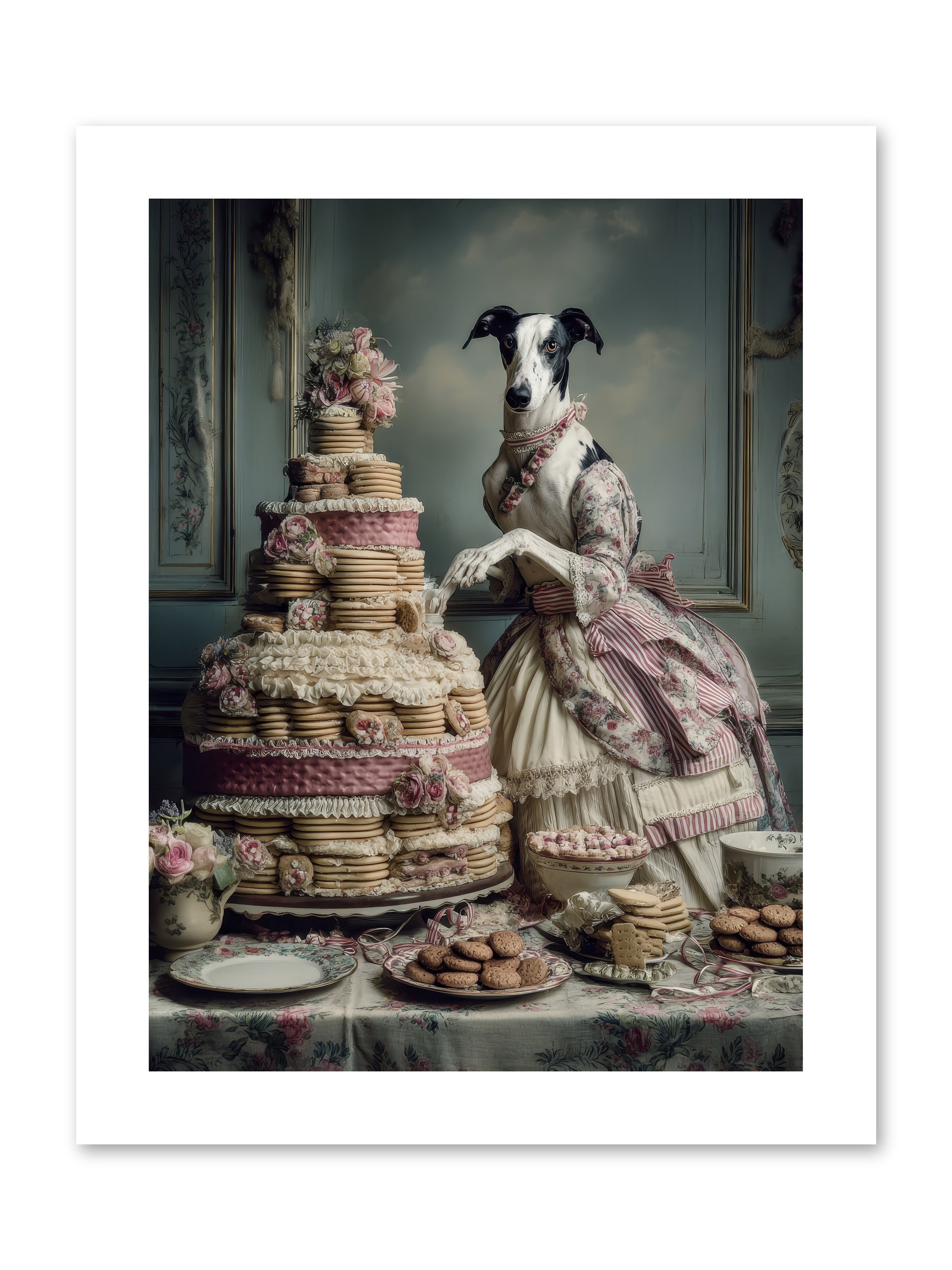 Monarch of the Marshmallow Oven-REZ -- Paper Print 9x12