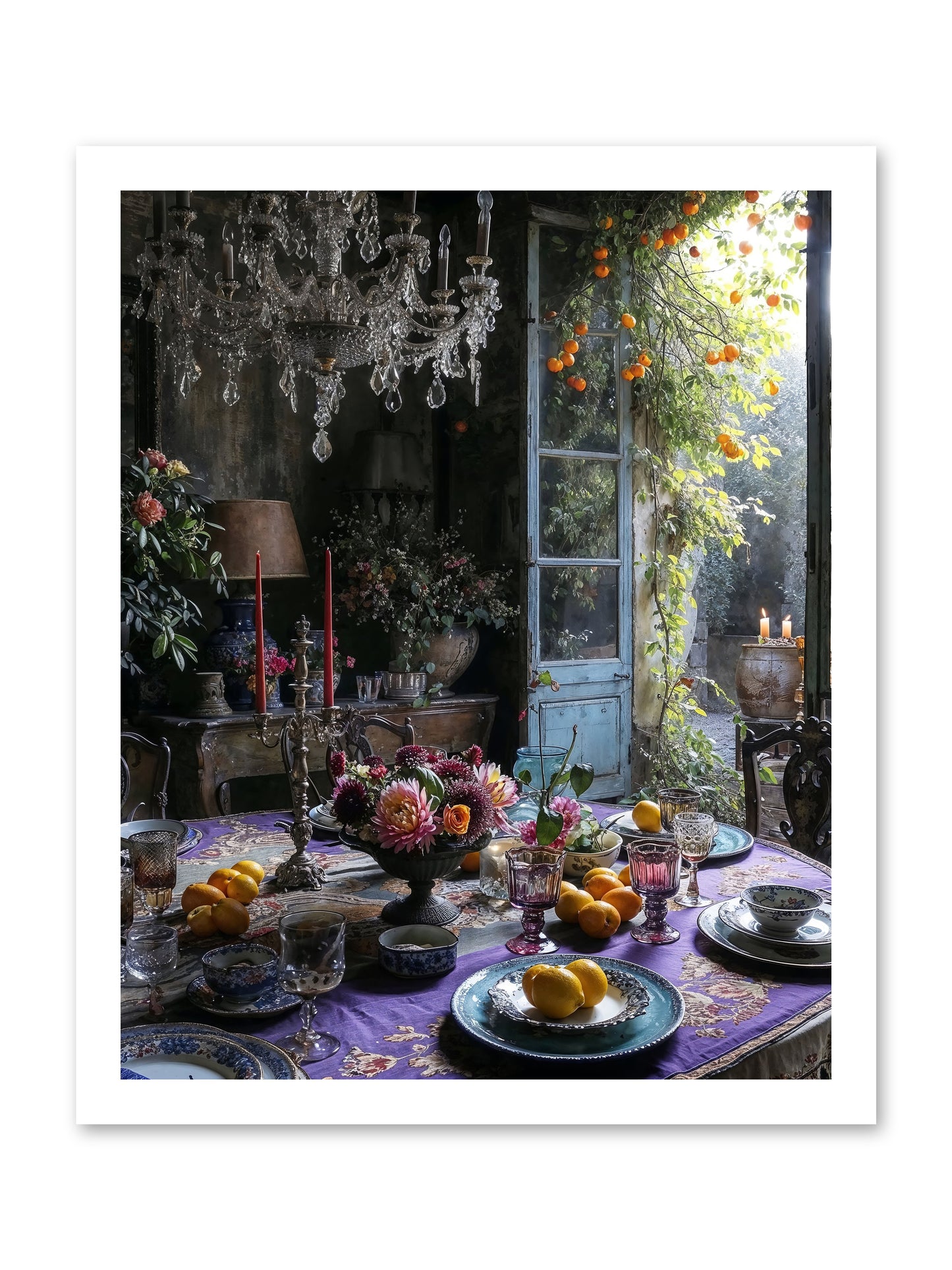 Moon Crest -- Loose Canvas Print 16x20