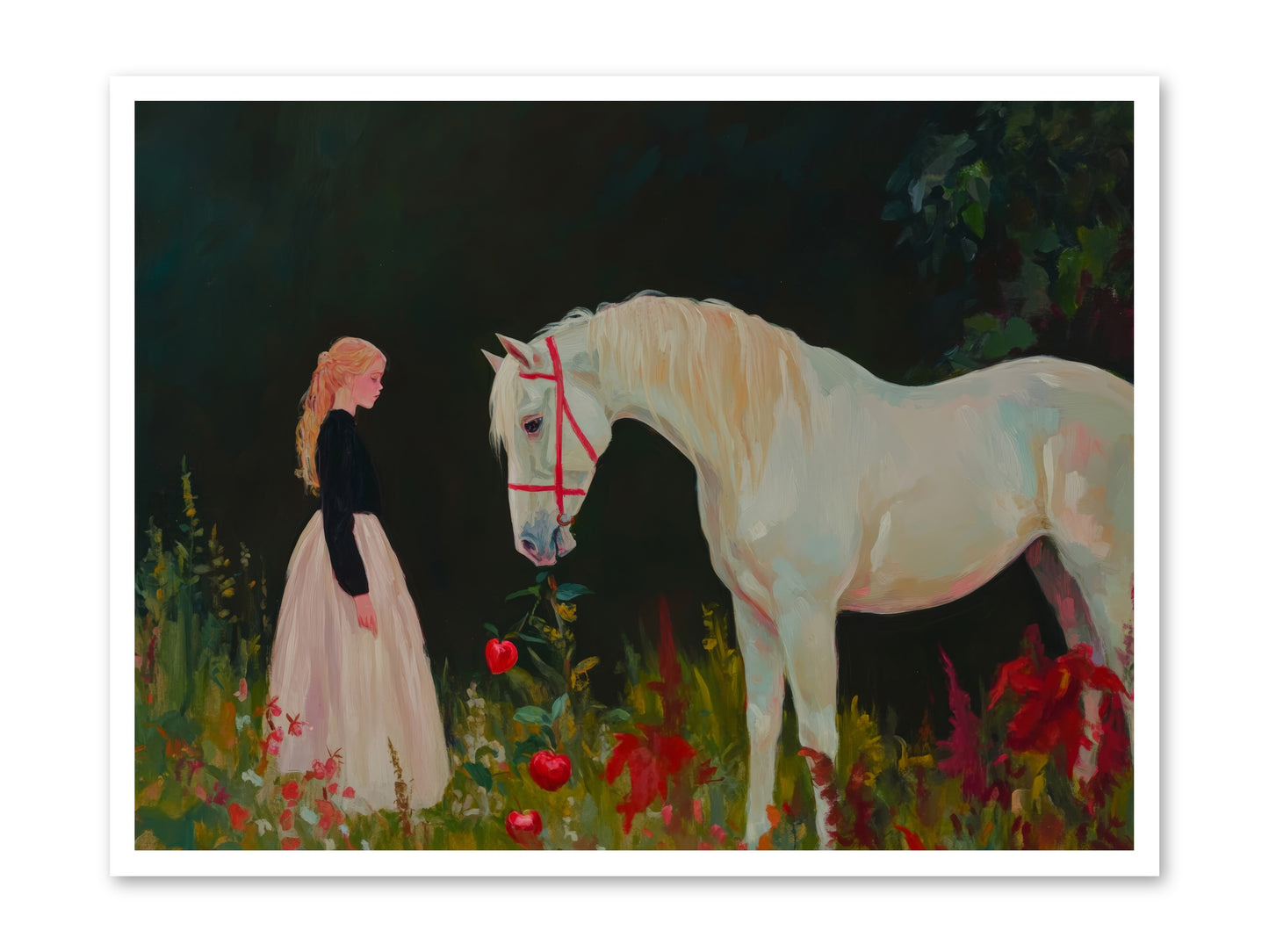 Moon HoursRez2 -- Loose Canvas Print 40x30