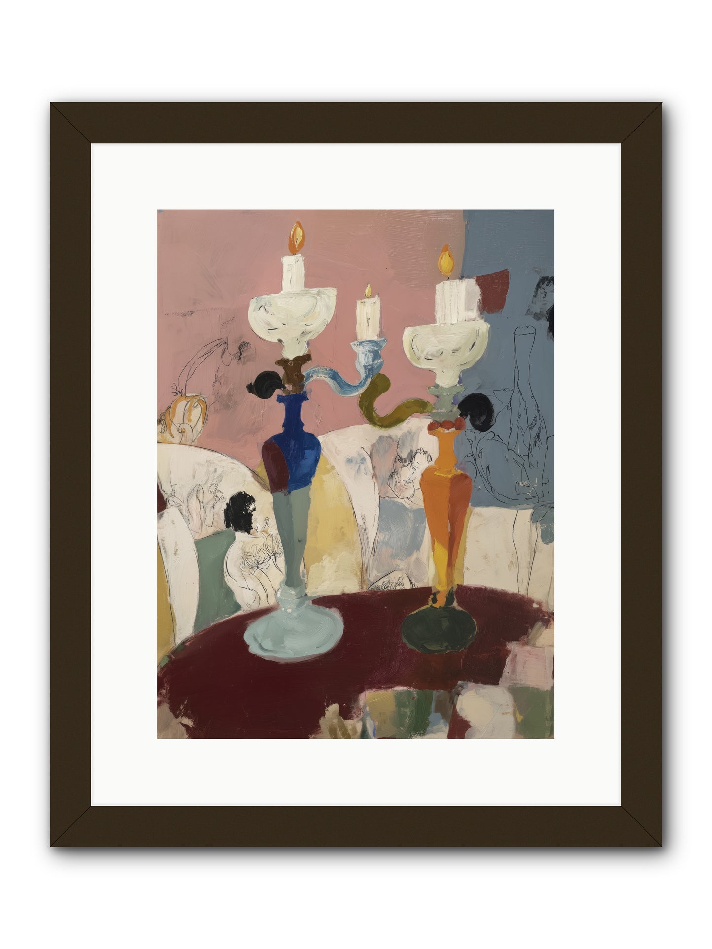 Moon’s Lament -- Framed Print - Black 12x16