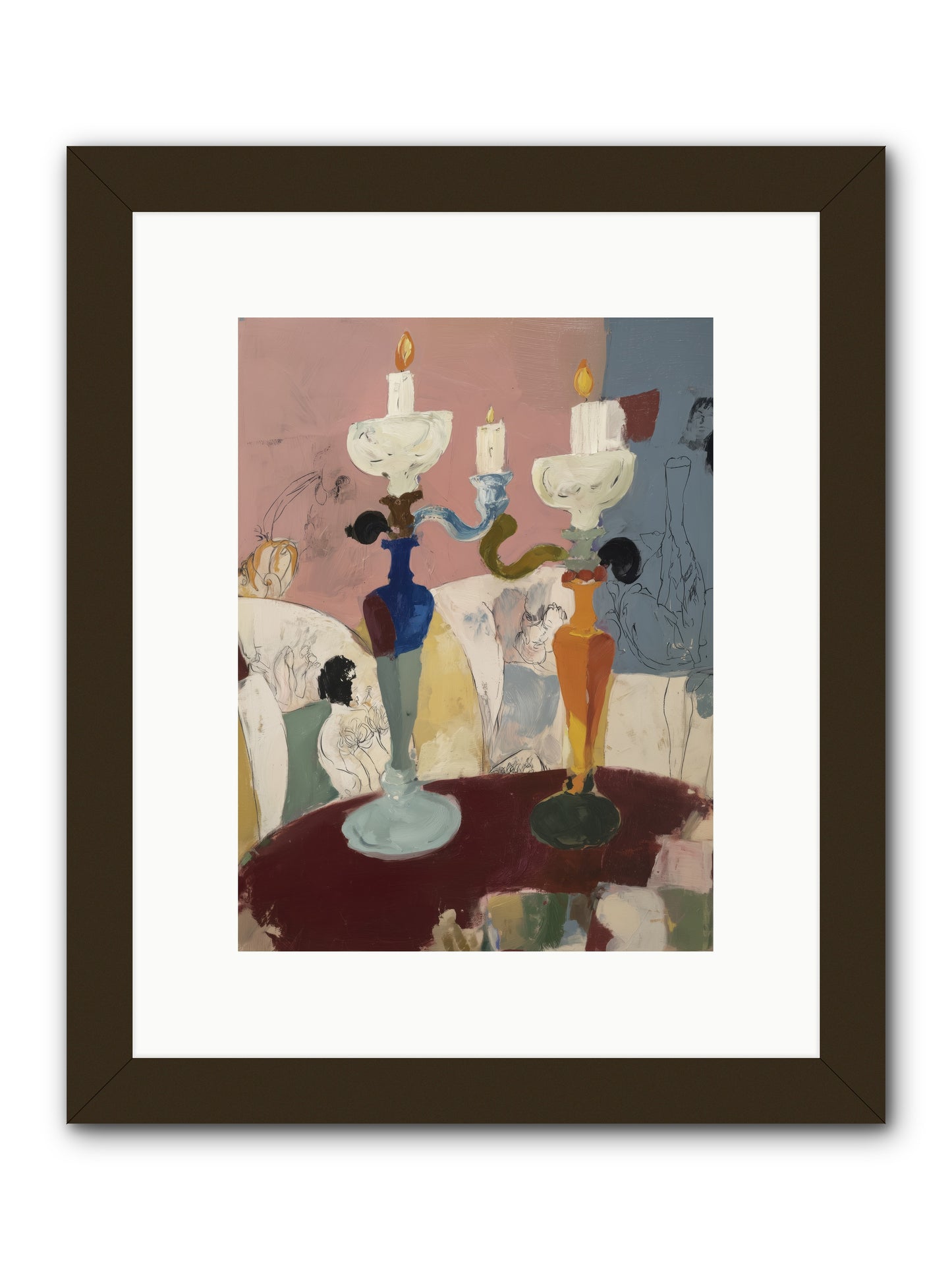 Moon’s Lament -- Framed Print - Black 9x12