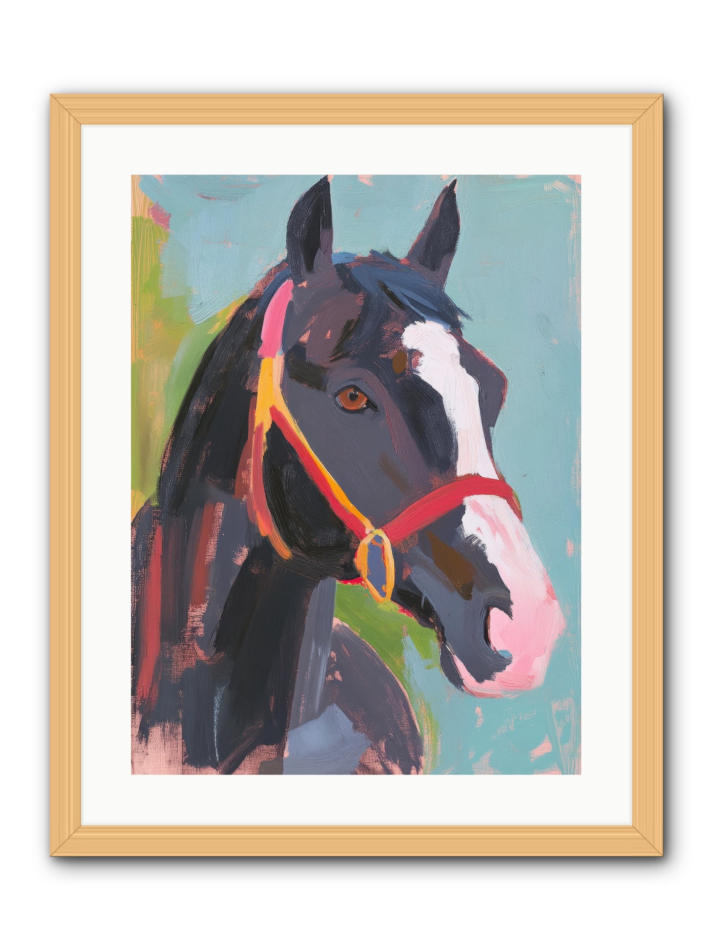 Moonbeam -- Framed Print - Natural 18x24