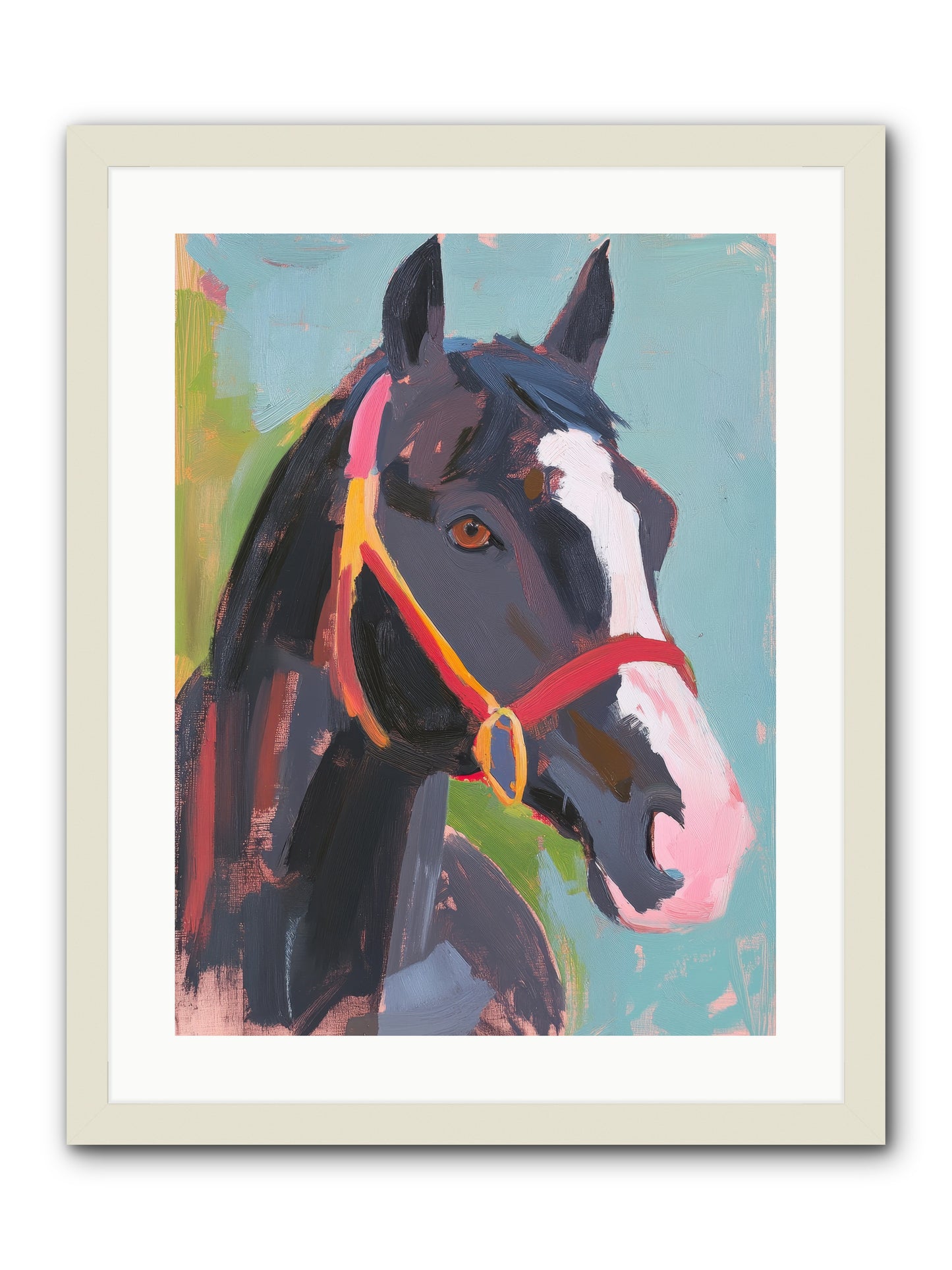 Moonbeam -- Framed Print - White 18x24