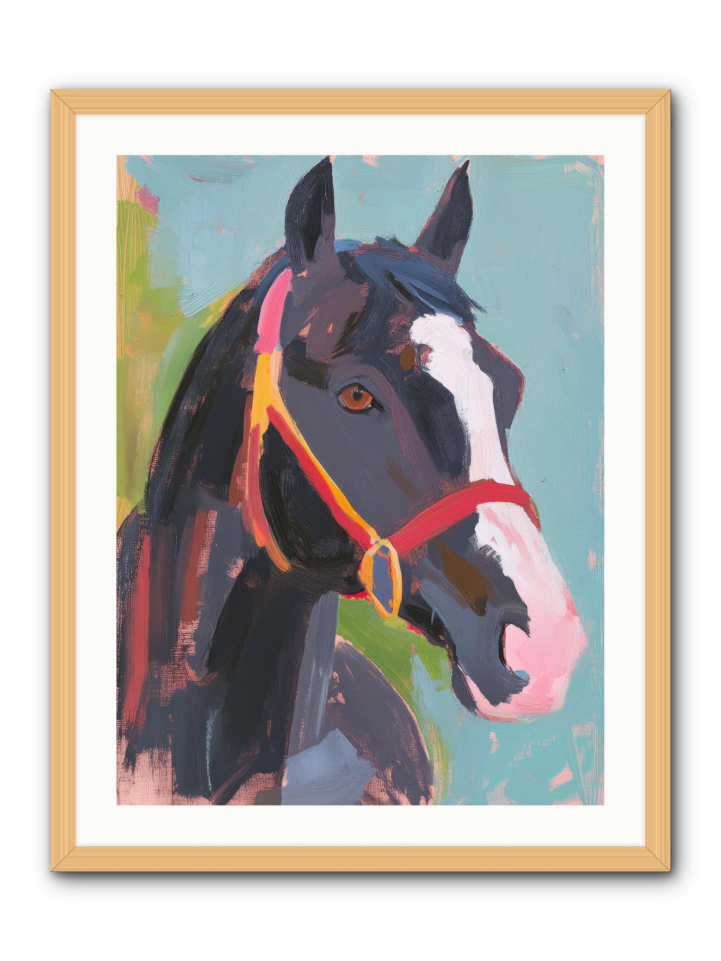 Moonbeam -- Framed Print - Natural 24x32