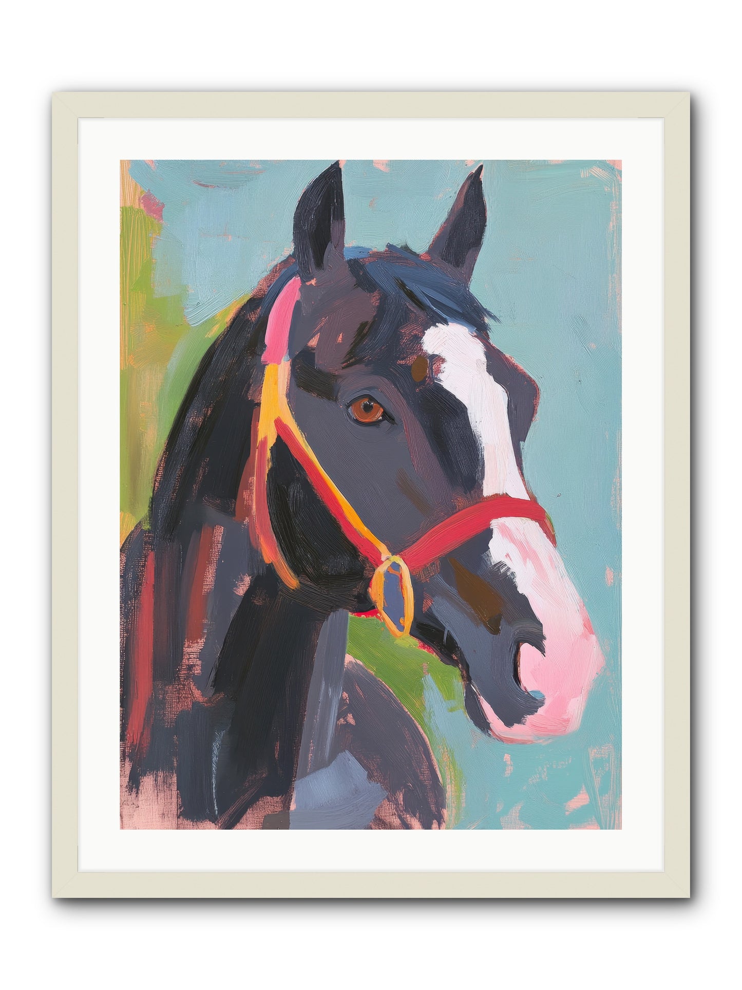 Moonbeam -- Framed Print - White 24x32