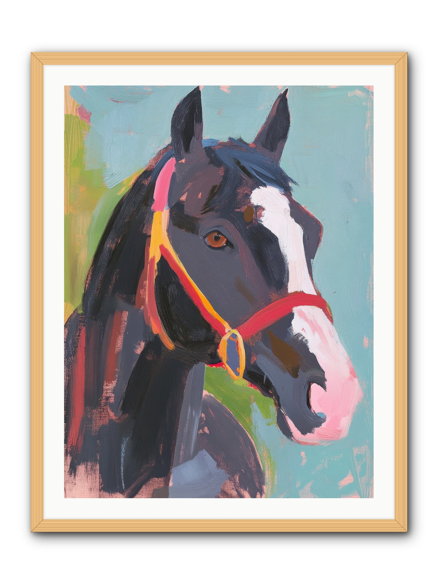 Moonbeam -- Framed Print - Natural 30x40
