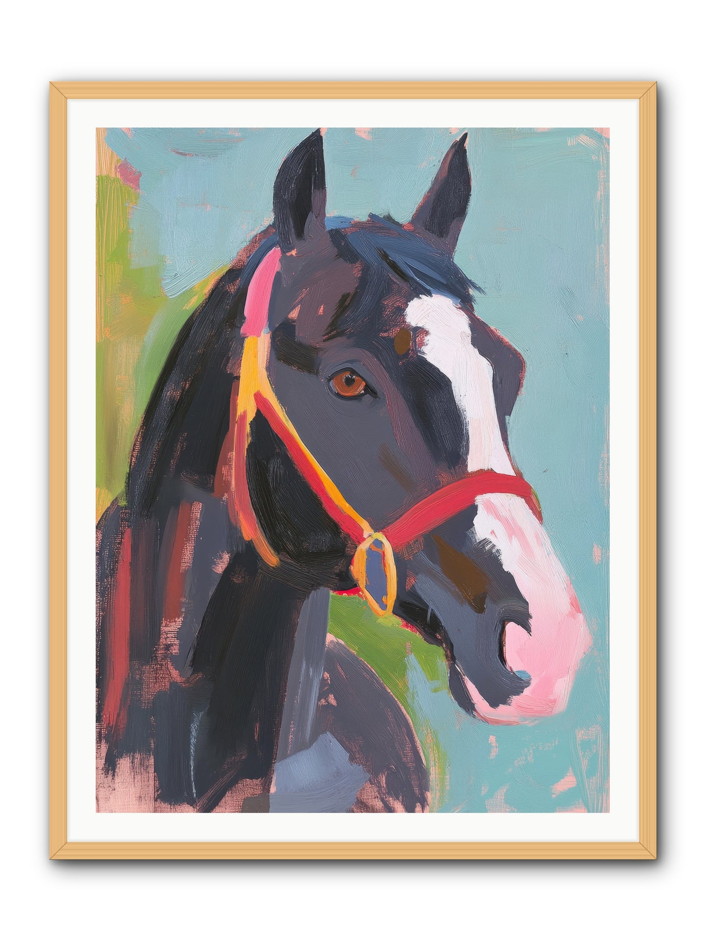 Moonbeam -- Framed Print - Natural 36x48