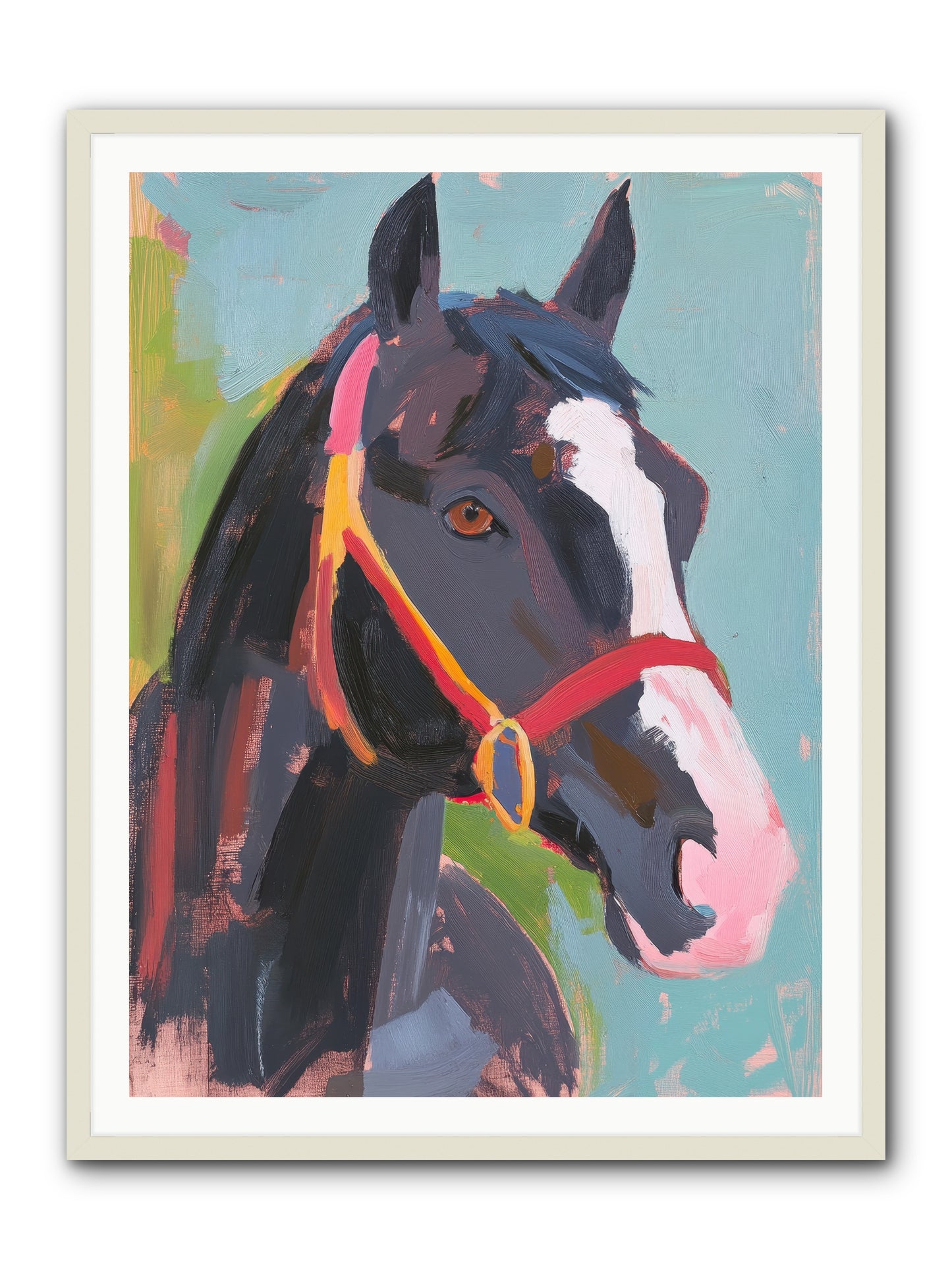 Moonbeam -- Framed Print - White 36x48