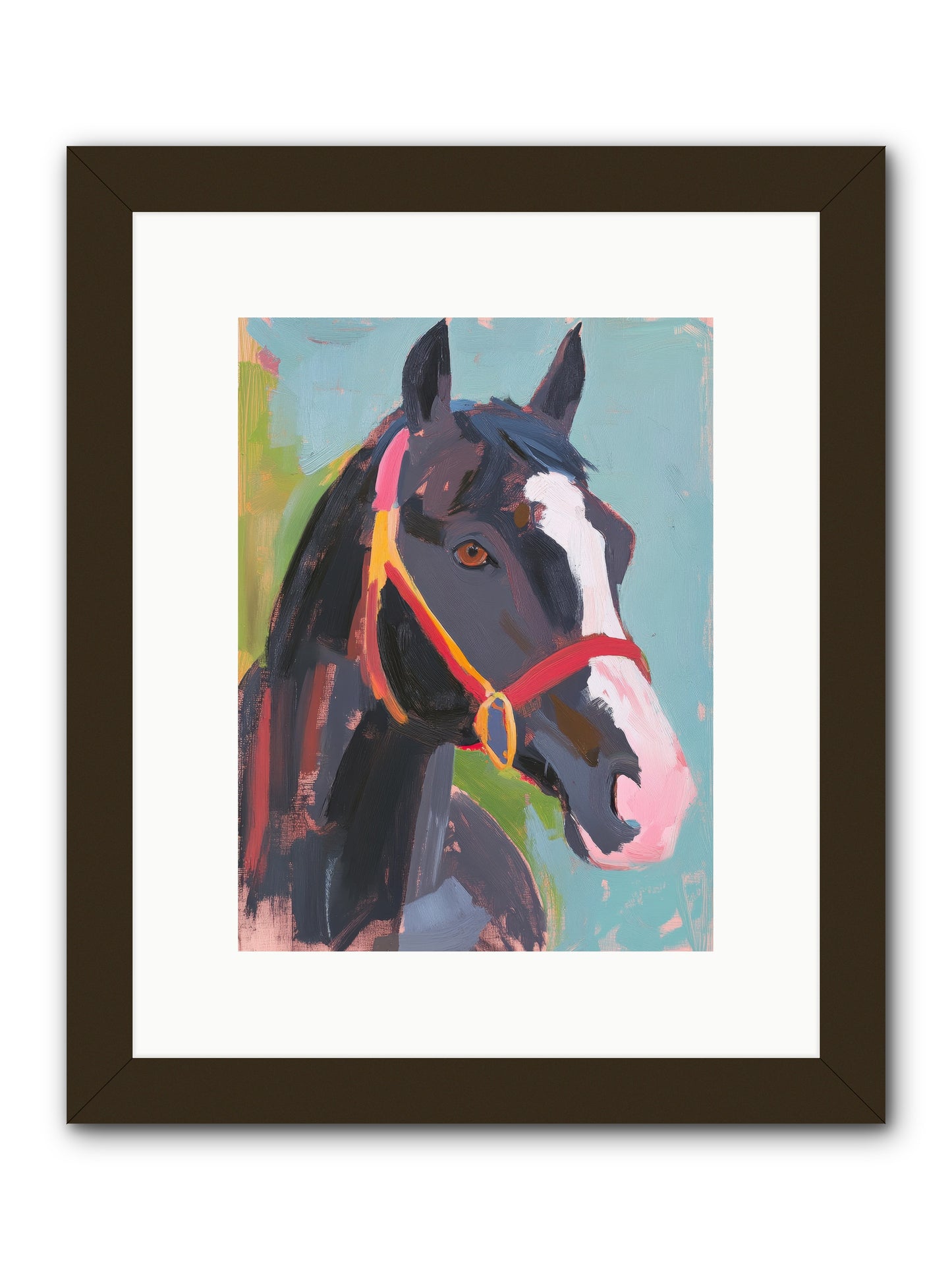 Moonbeam -- Framed Print - Black 9x12