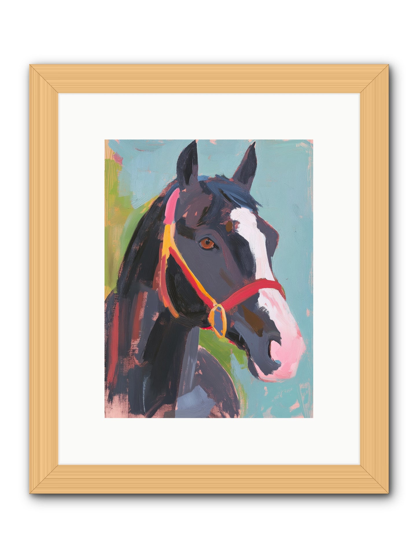 Moonbeam -- Framed Print - Natural 9x12