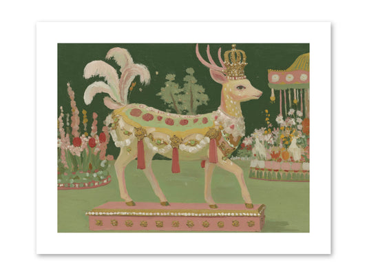 Moonlight Frolic -- Paper Print 12x9