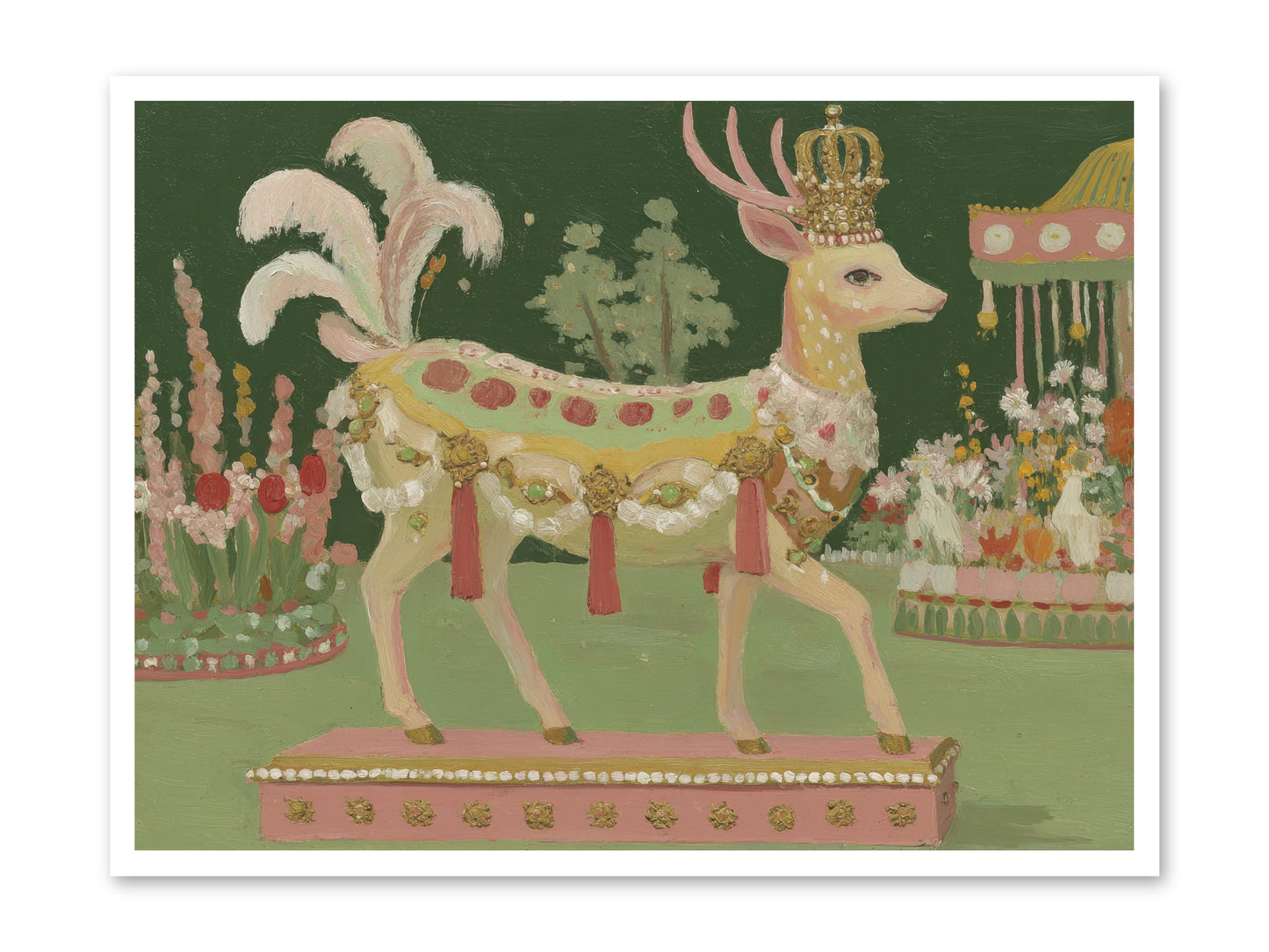Moonlight Frolic -- Loose Canvas Print 40x30