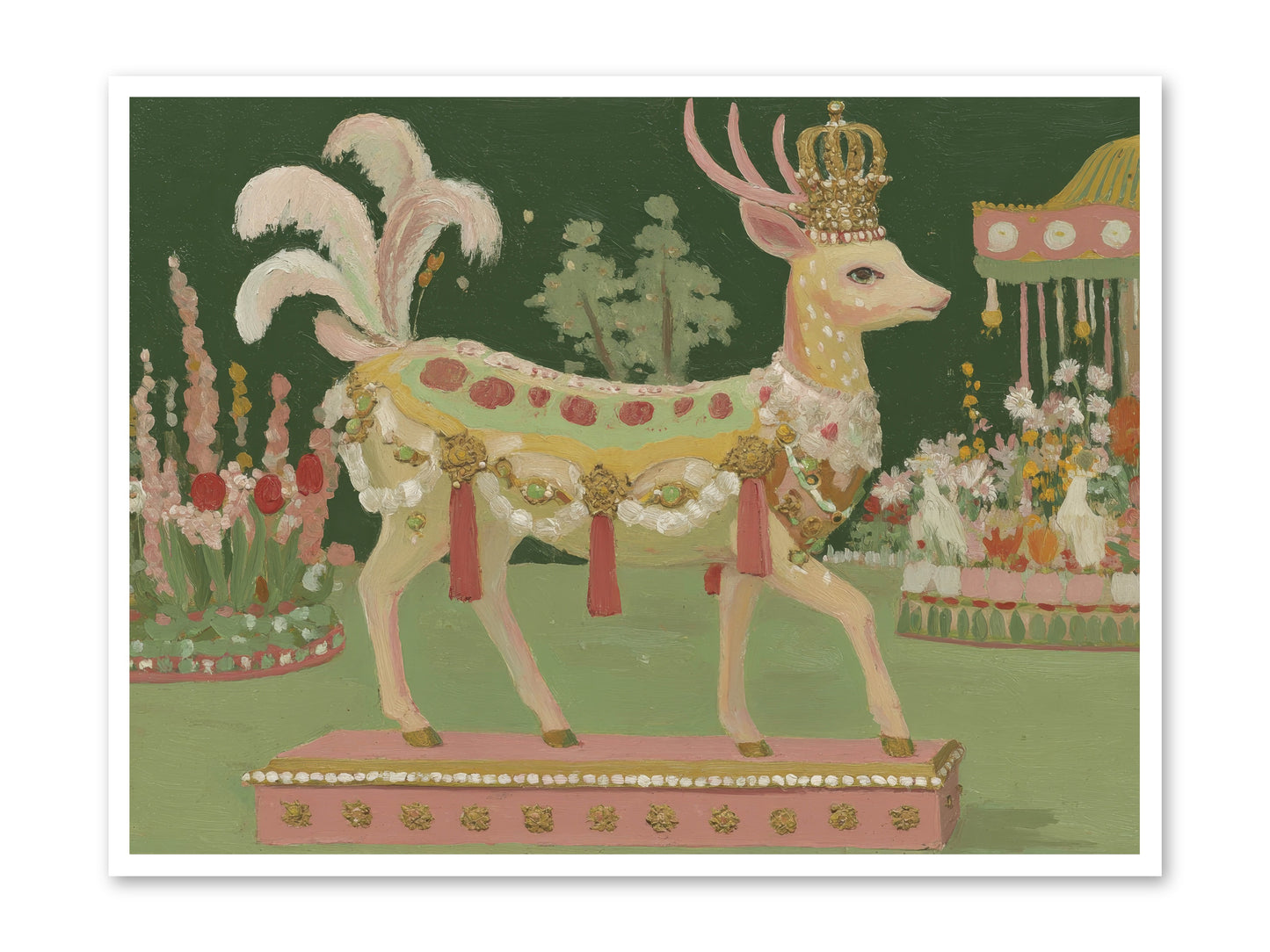 Moonlight Frolic -- Loose Canvas Print 48x36