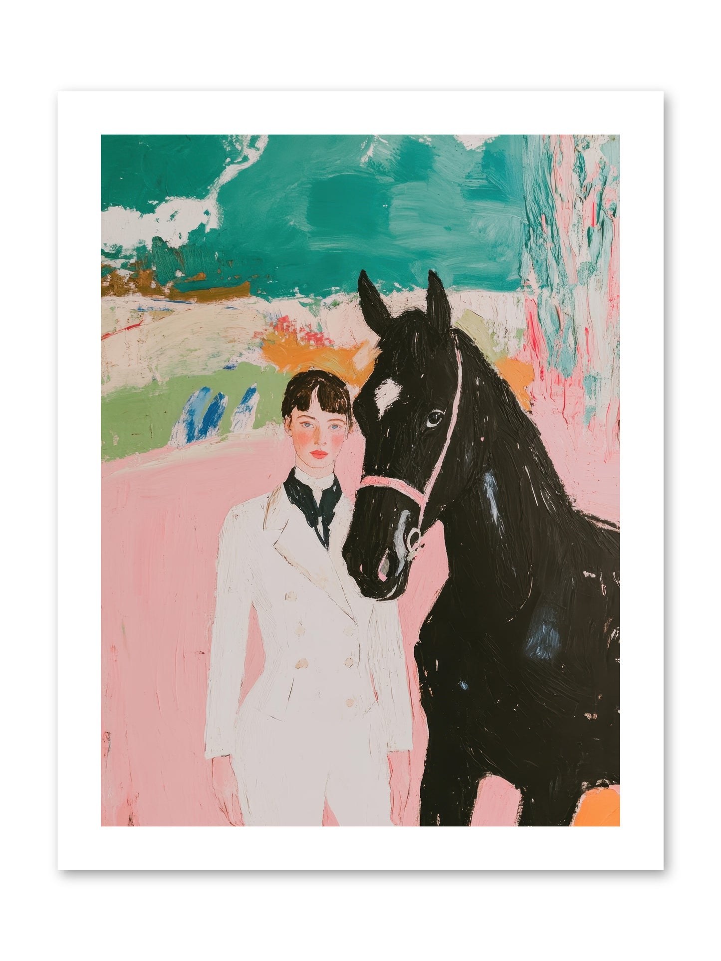 Moonlight Jumper -- Loose Canvas Print 12x16