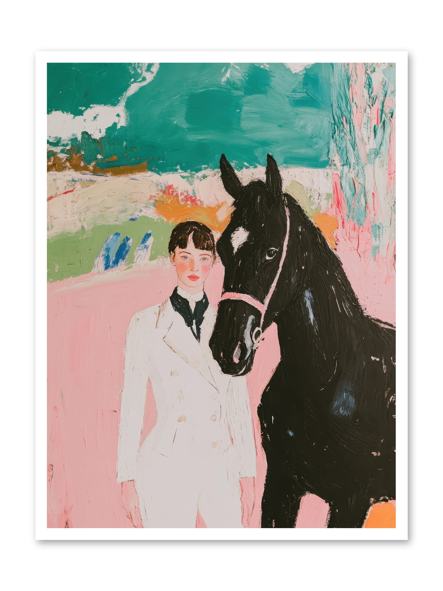 Moonlight Jumper -- Loose Canvas Print 30x40