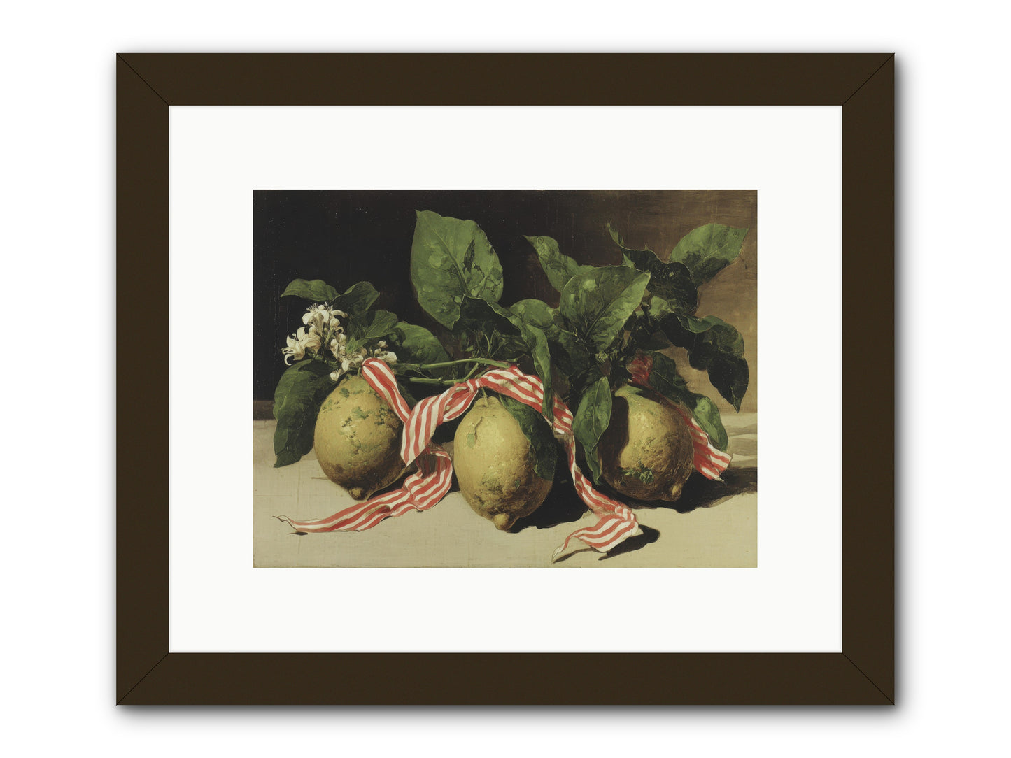 Moonlight at Mallow House -- Framed Print - Black 12x9
