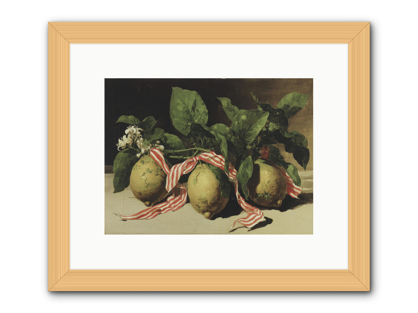 Moonlight at Mallow House -- Framed Print - Natural 12x9