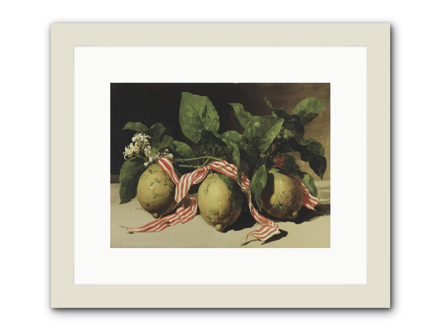 Moonlight at Mallow House -- Framed Print - White 12x9