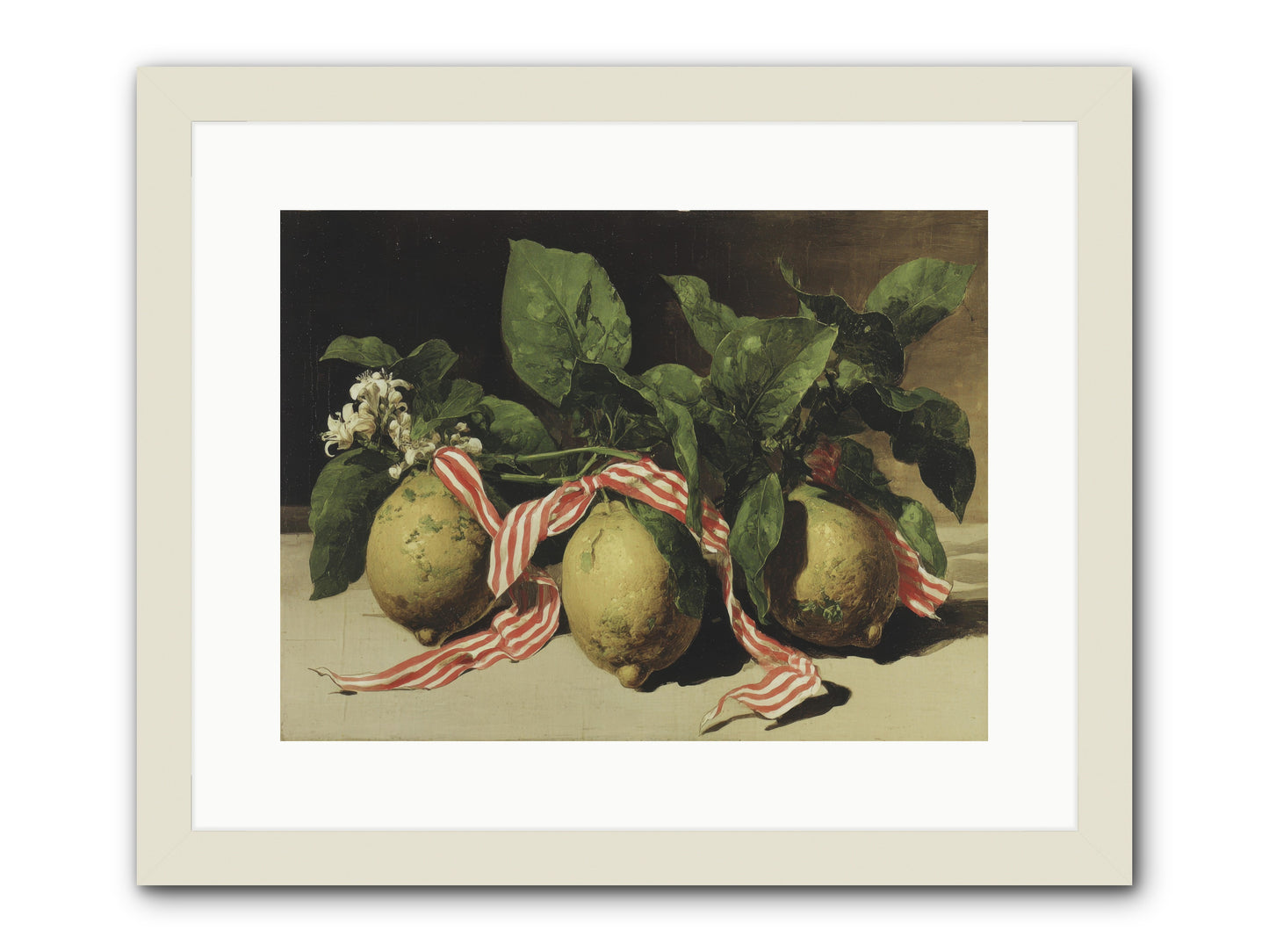 Moonlight at Mallow House -- Framed Print - White 16x12
